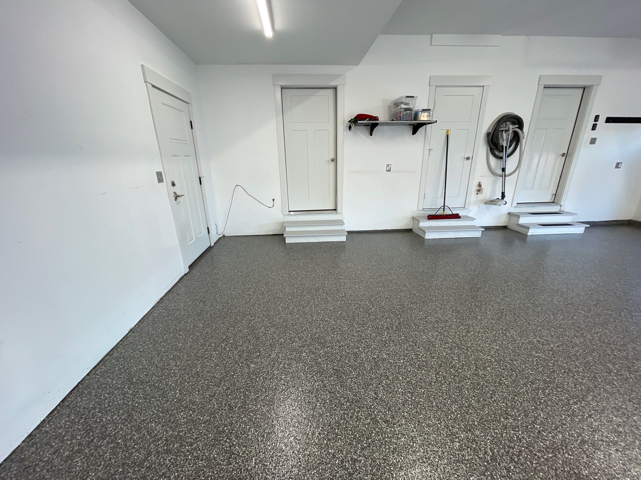 Garage Transformation using Silver Creek by Croc Coatings, LLC