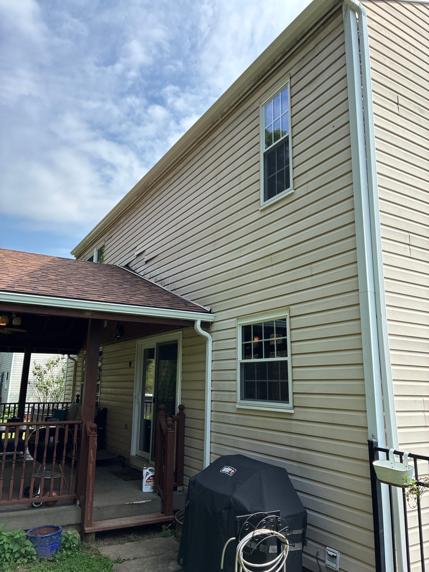 Full House Siding Renovation with Tyvek Wrap in South Park by Ideal Siding Pittsburgh