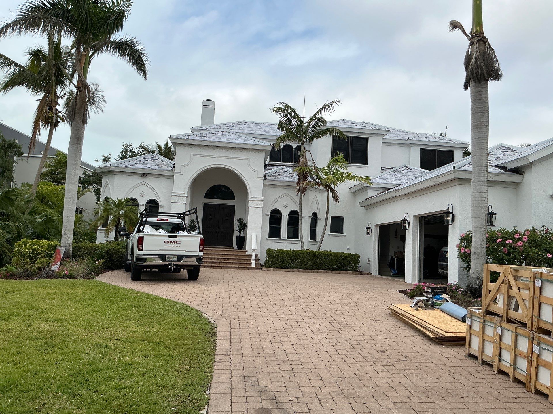 Custom Downspouts with Splash Guards in Sarasota FL by Gutter Professors