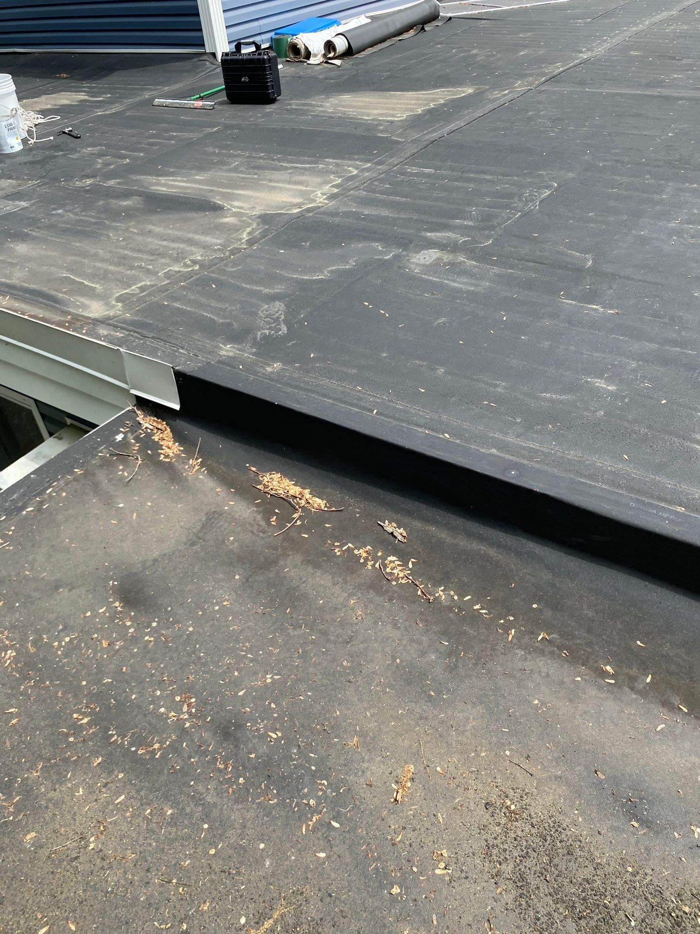 EPDM Flat Roof Installation + Seamless Gutter Upgrade by Mighty Dog Roofing of Greater Middlesex County
