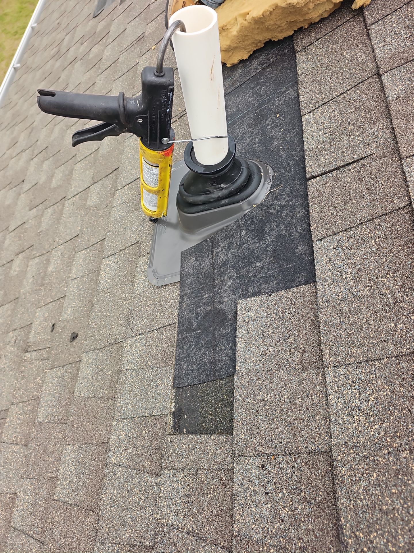 Roof Repair - Ridge Vent, Vent Flashing Boot, and Slate Vent Replacement by Winchester Roofing