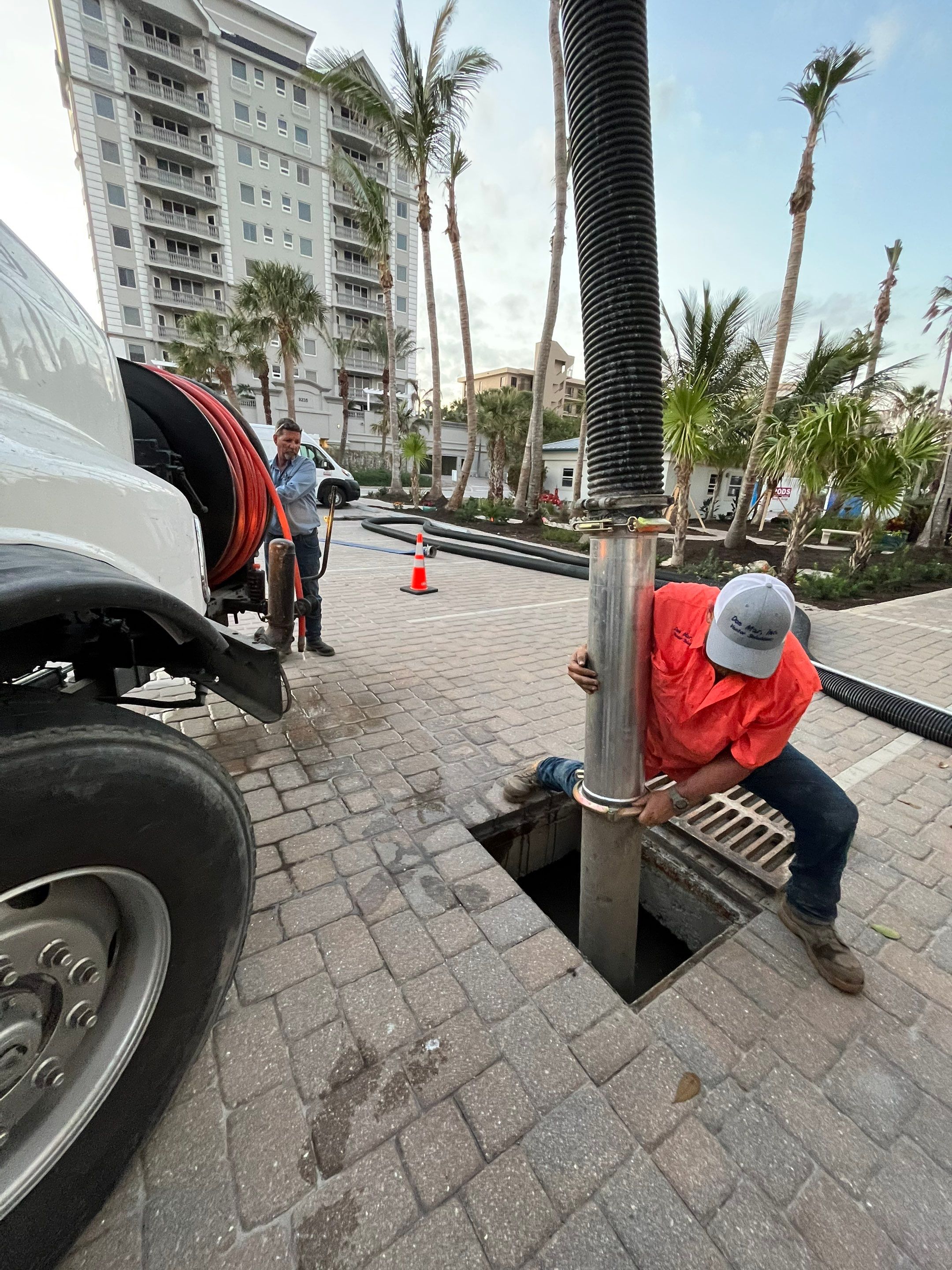 Condo Storm Water System Cleaning and Maintenance After Hurricane Ian by APS Power & Water