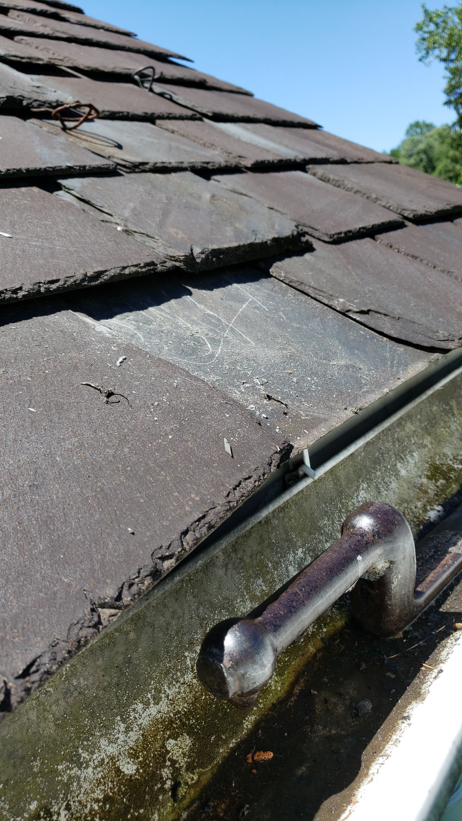 Slate repair in Guilford by Roof Right Inc