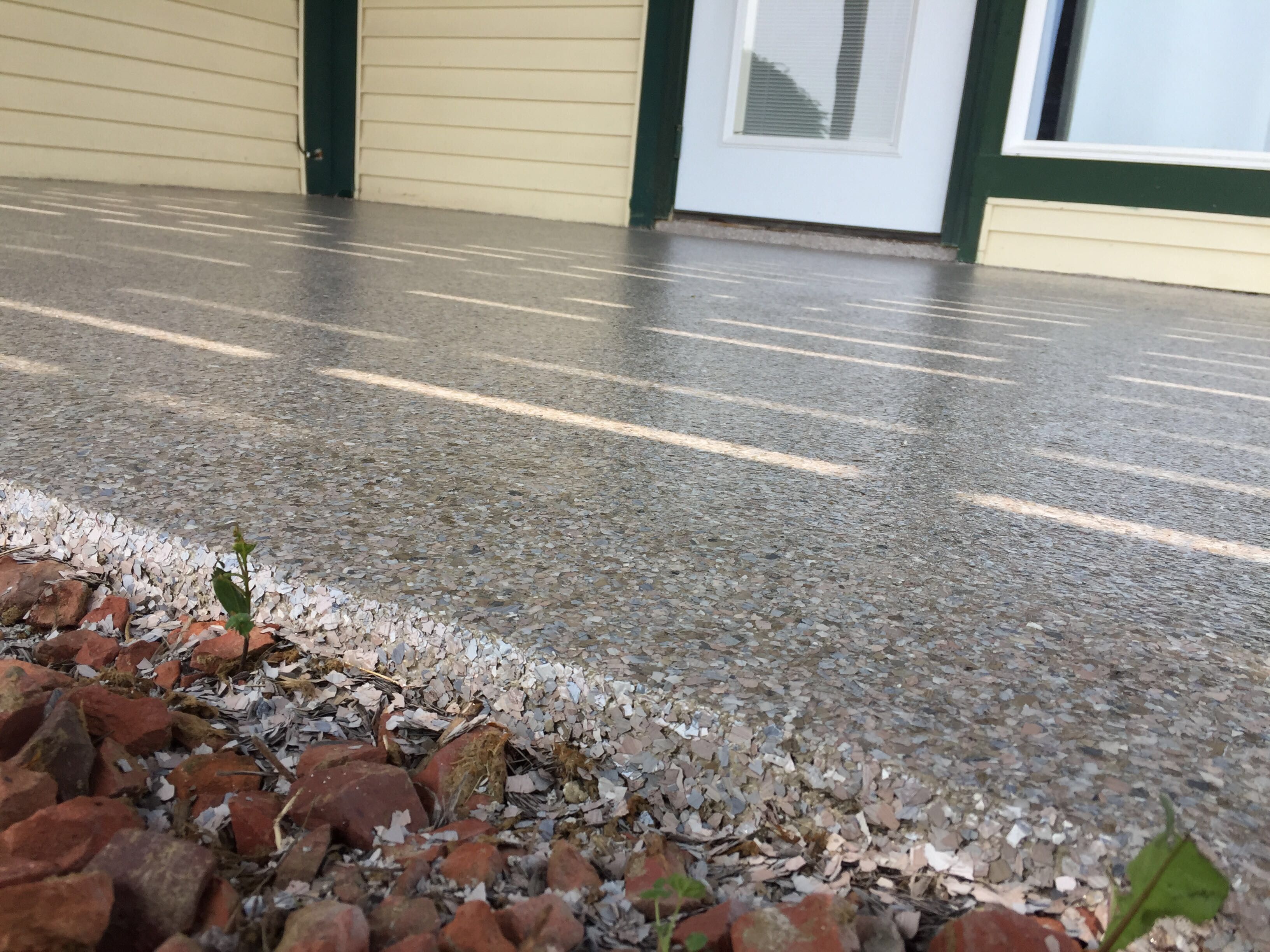 Patio Installation using Fieldstone by Your1DayFloor.com