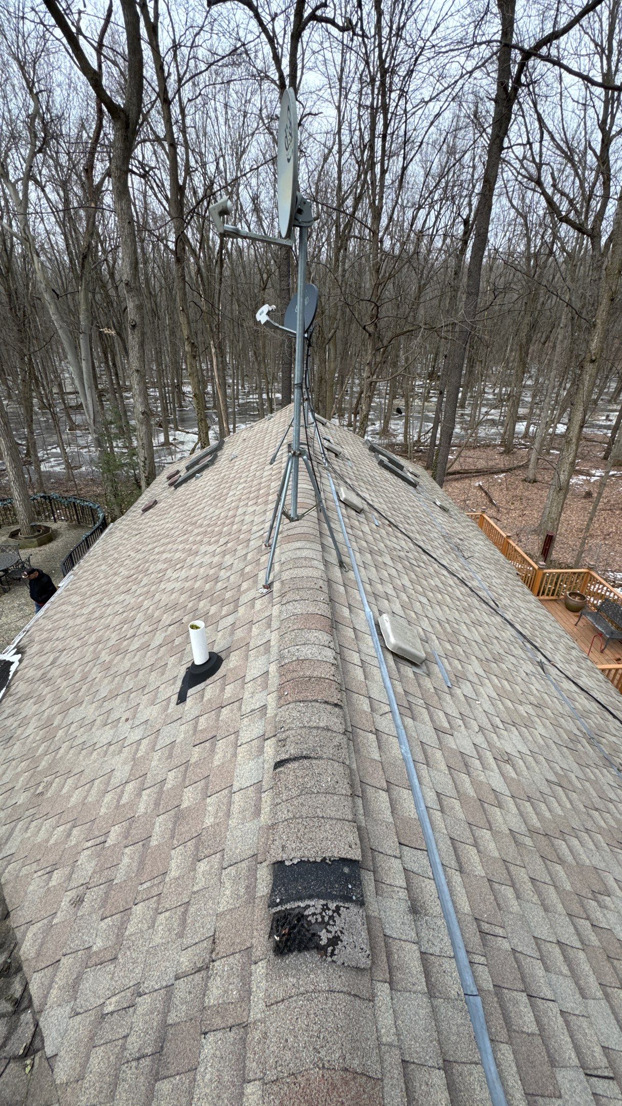 Roof Replacement using Owens Corning Colonial Slate by 180 Contractors