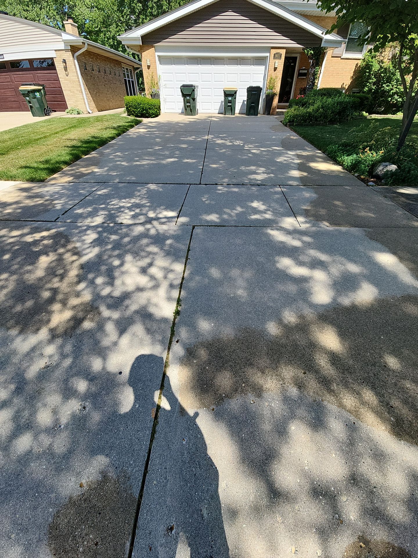 Brick paver cleaning  by Northern Power Washing LLC.
