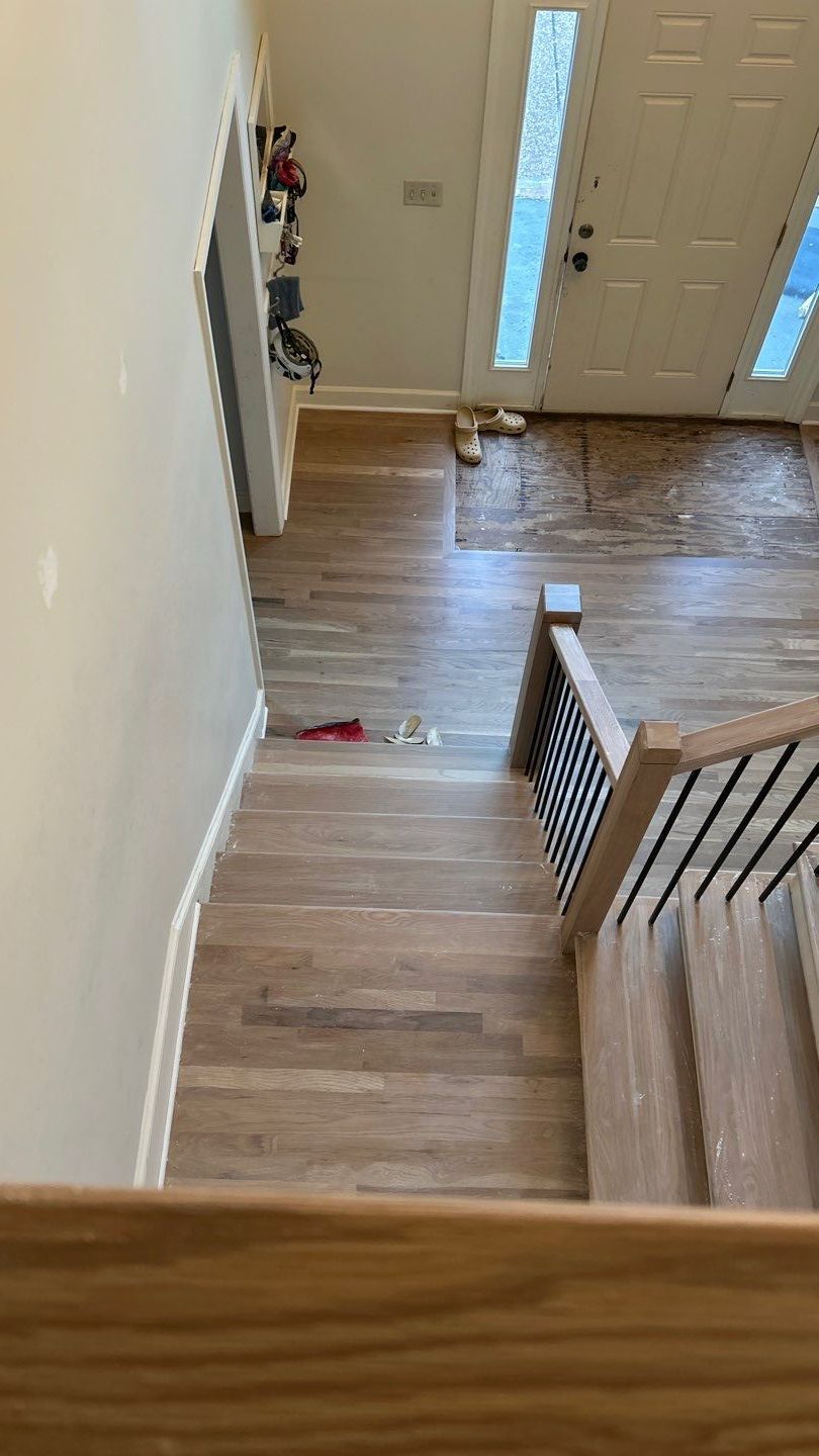 Stair Installation and Refinish  by Footprints Floors of Nashville