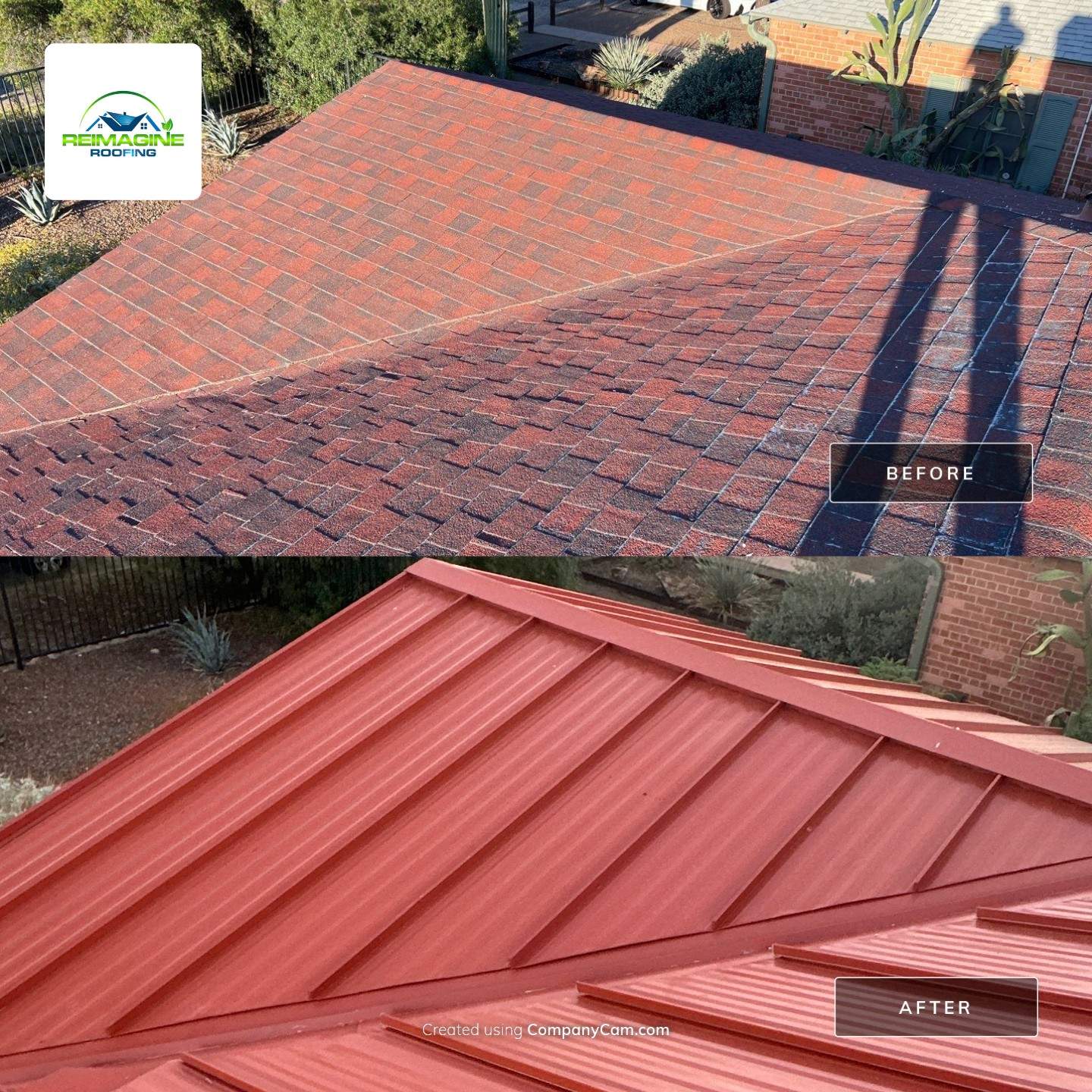 Colonial Red Standing Seam by Reimagine Roofing