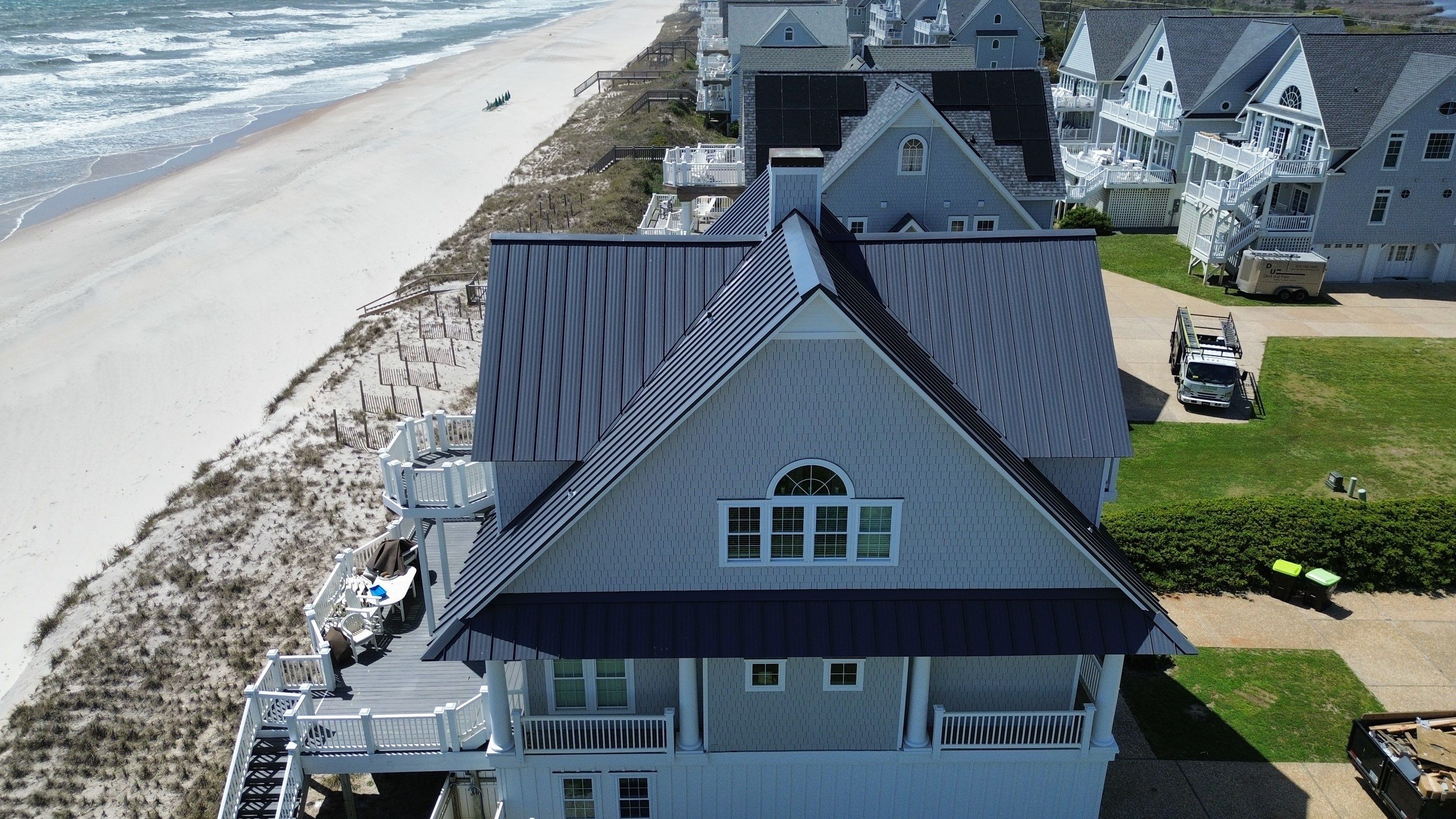 Standing Seam Metal Roof Replacement- North Topsail Beach, NC by Summit Roofing 