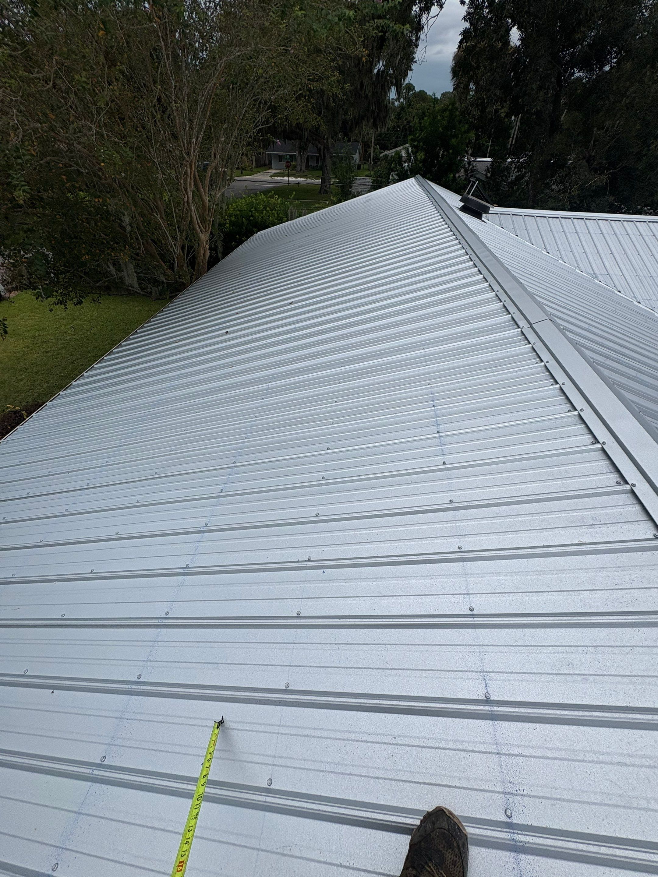 Residential Metal Roofing Installation with Ultra Rib Panels in New Smyrna Beach by Pinnacle Roofing Group