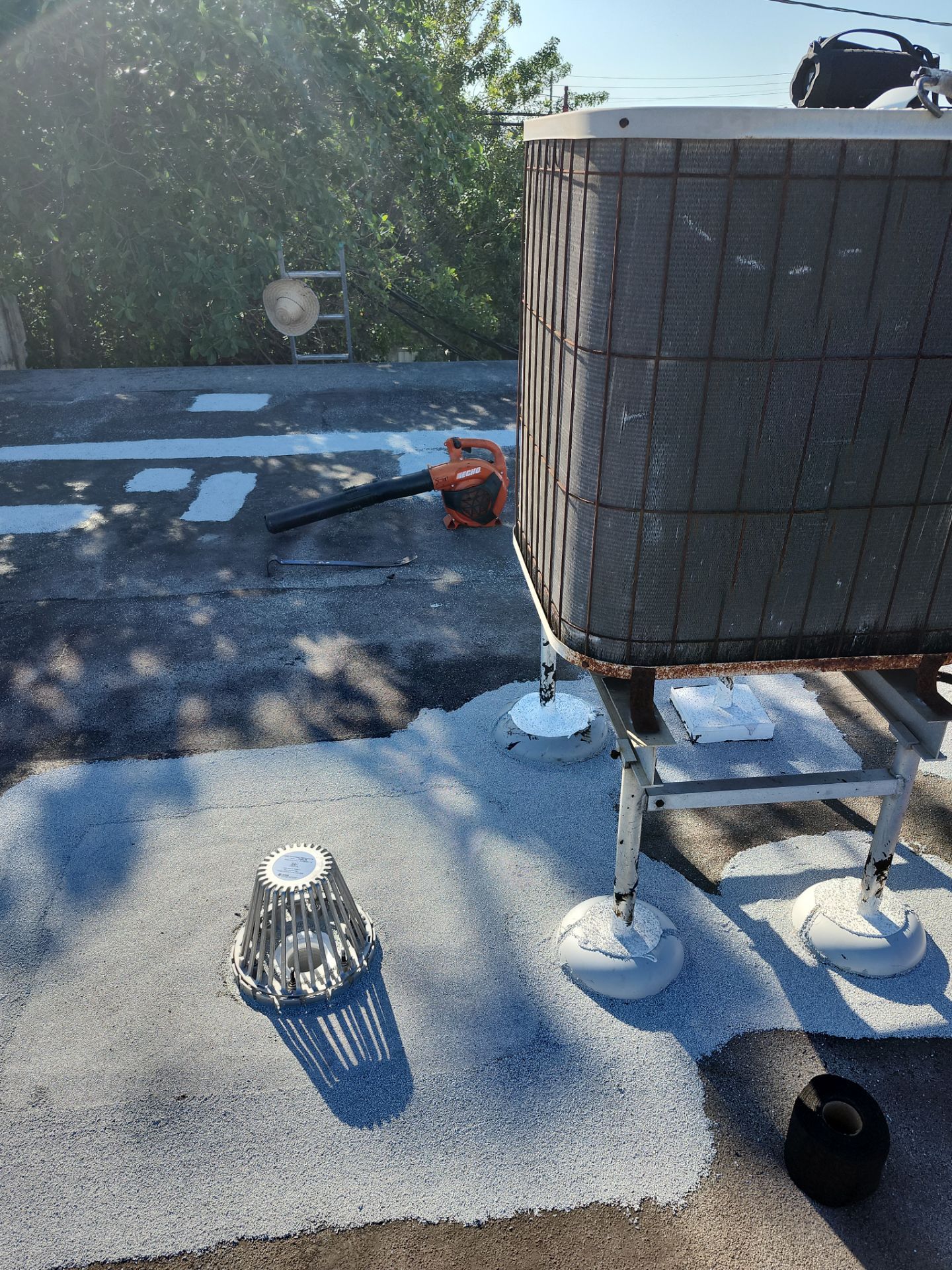 Flat Roof Repair on Commercial building in Fort Lauderdale by Aastro Roofing