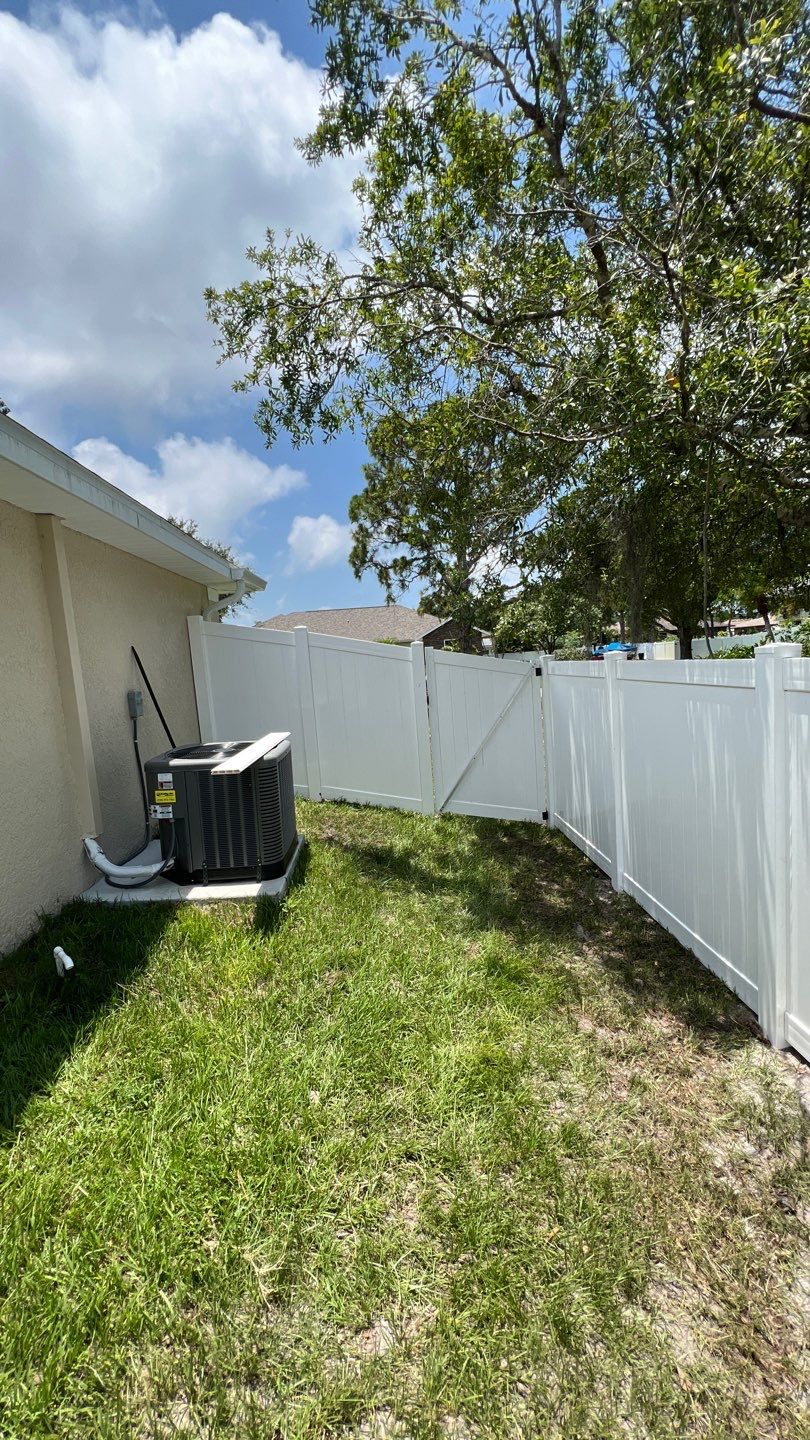 Venice, FL 6ft. Tall White Vinyl Privacy Fence by Asap fence and gates, LLC