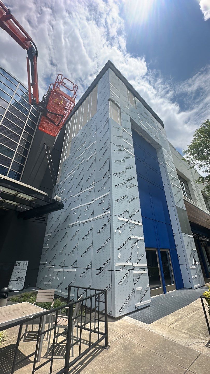 Exterior Installation using ACM Composite Panels by Infinity Metal Systems