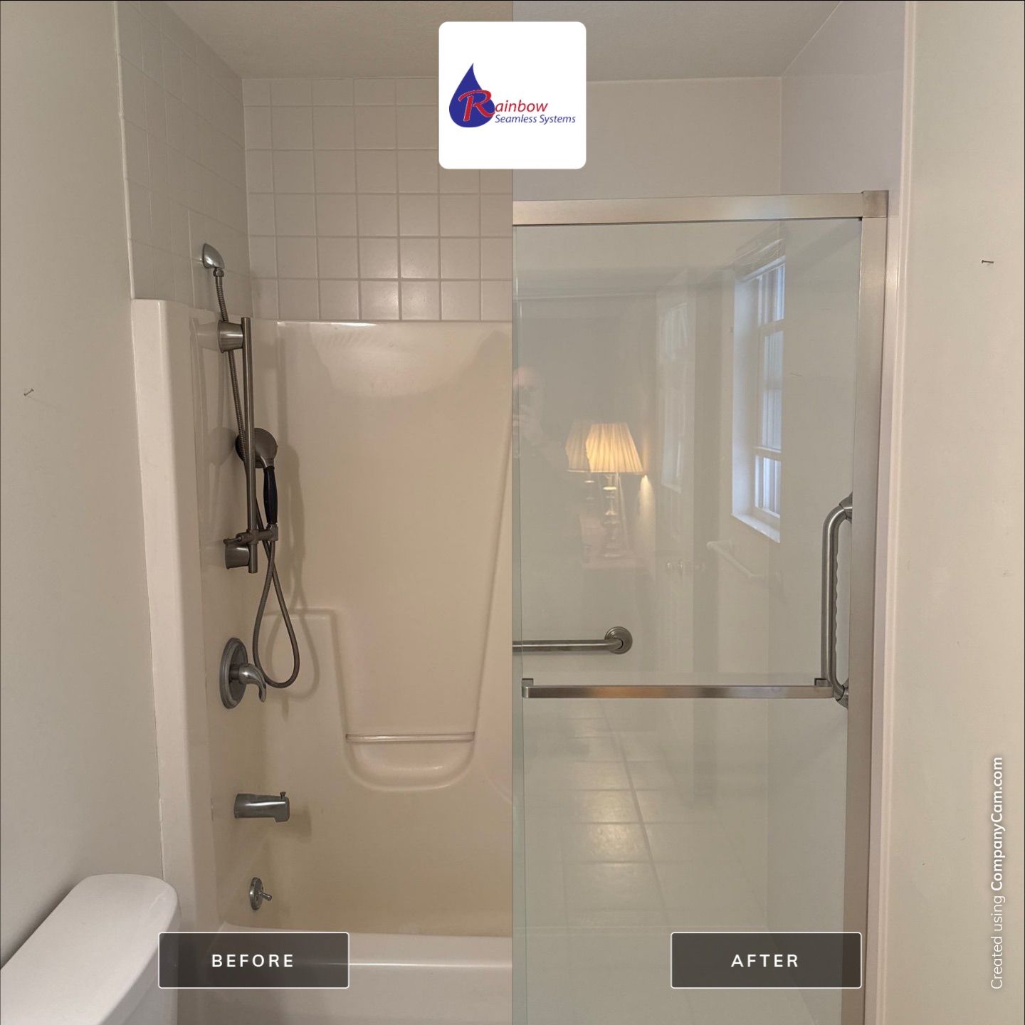 Bath Remodel in Traverse City by Rainbow Seamless Systems