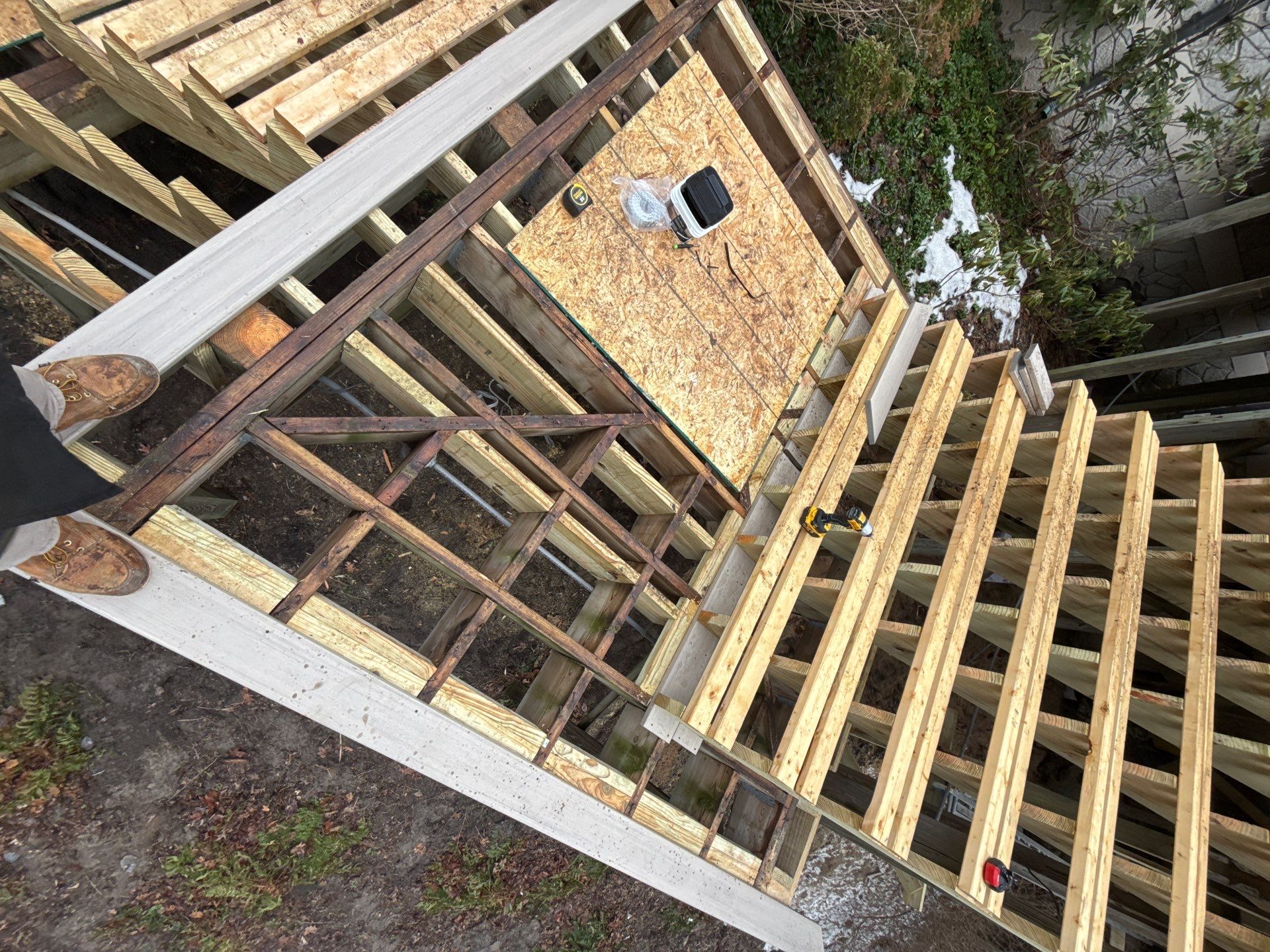 Custom Multi-Level Deck in Grand Haven by Cutting Edge Homes