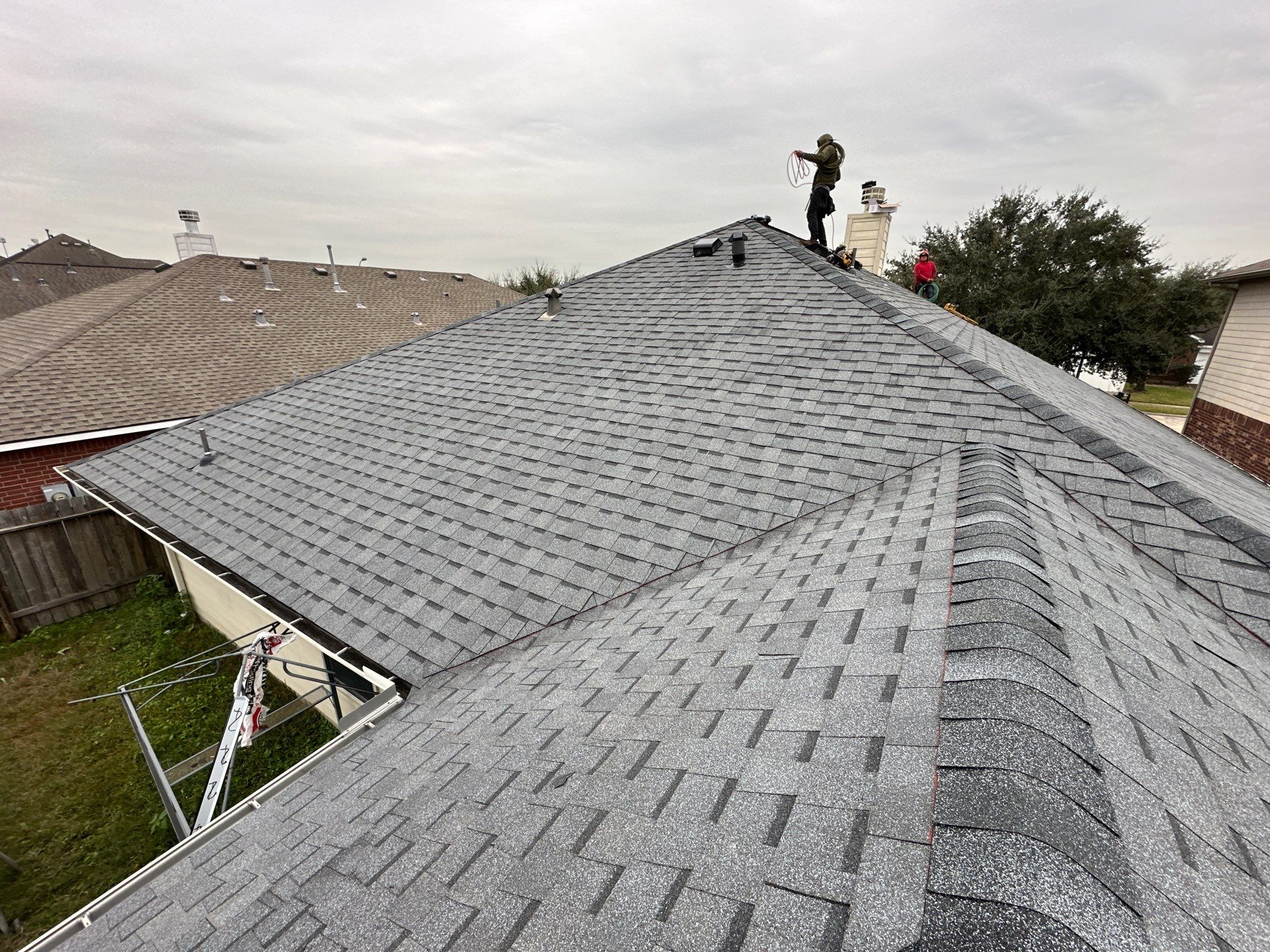 Project in Houston by Motion Roofing