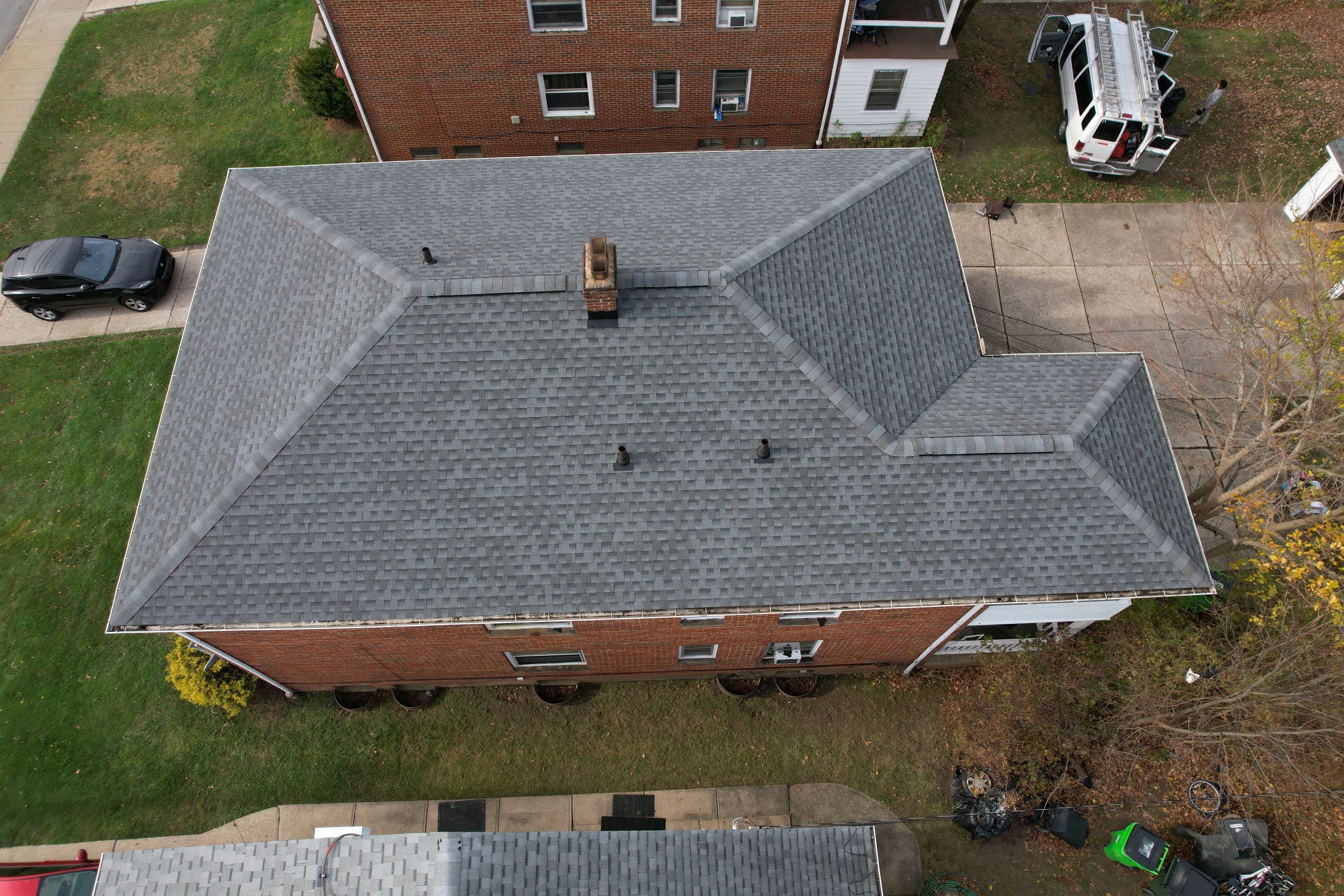 Twin South Euclid Duplex's - GAF Timberline HDZ Pewter Gray Roof Replacement by Atlas Roofing & Restoration