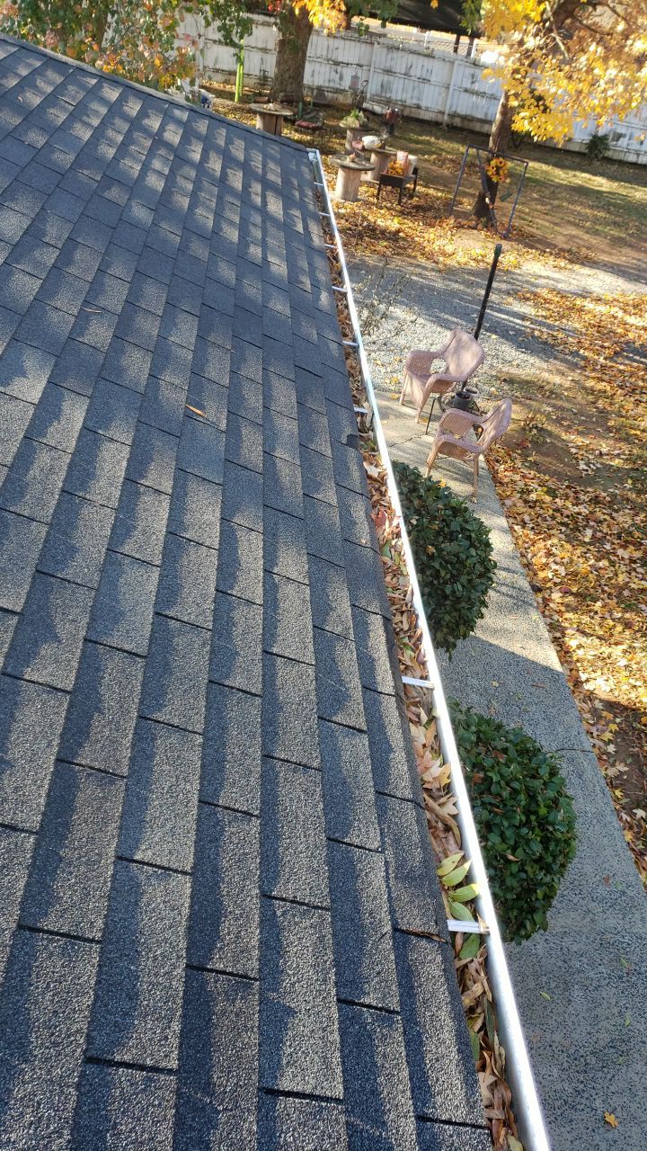 gutter cleaning and house wash and gutter guard installation by Power Wash Masters LLC