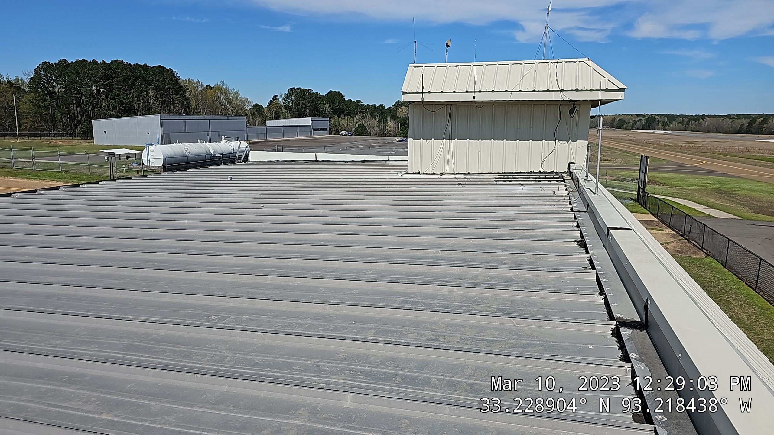 Magnolia Airport Terminal by Hostetler Roofing