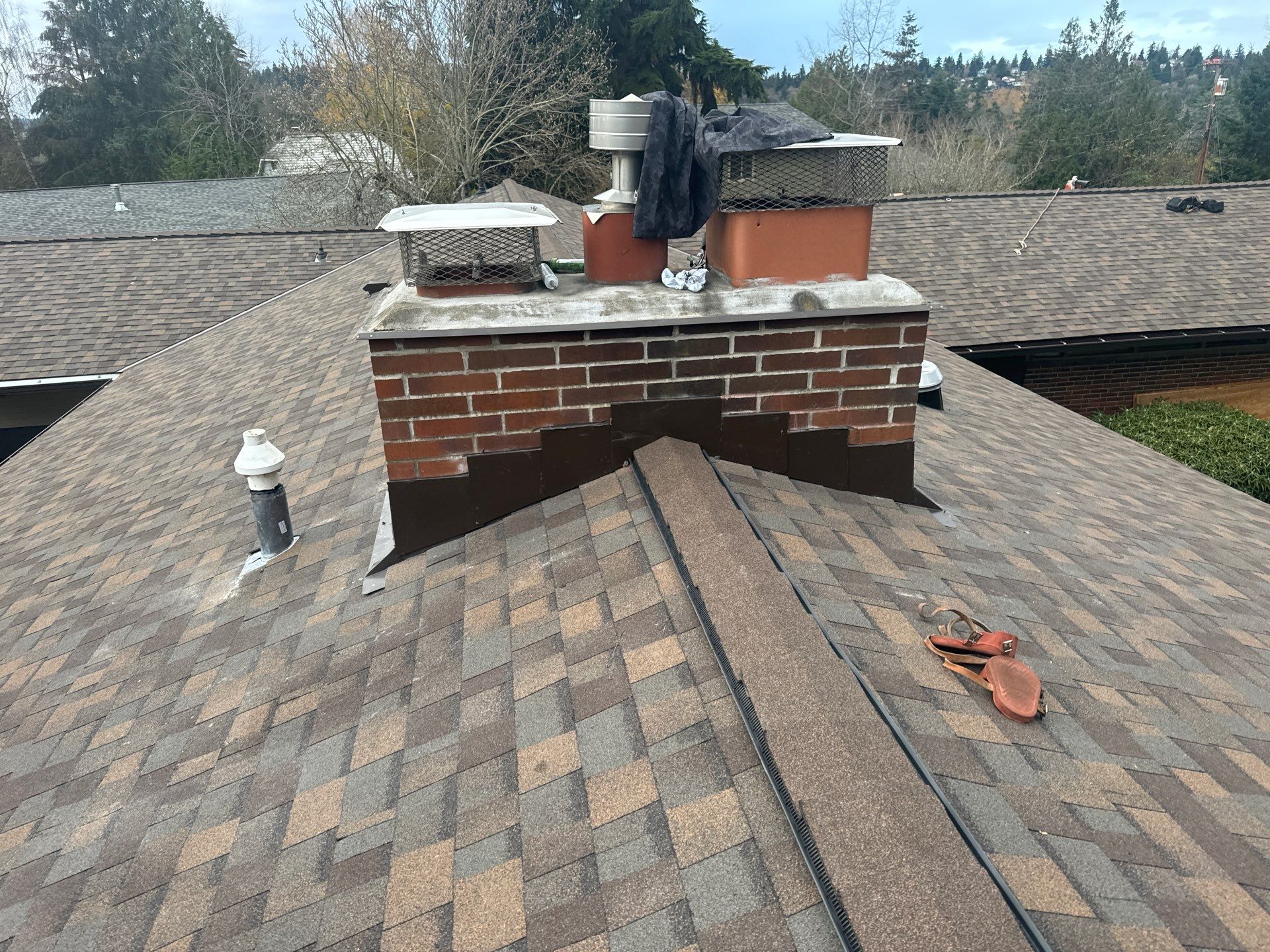 Shake to Asphalt Project in Normandy Park by Roof Smart