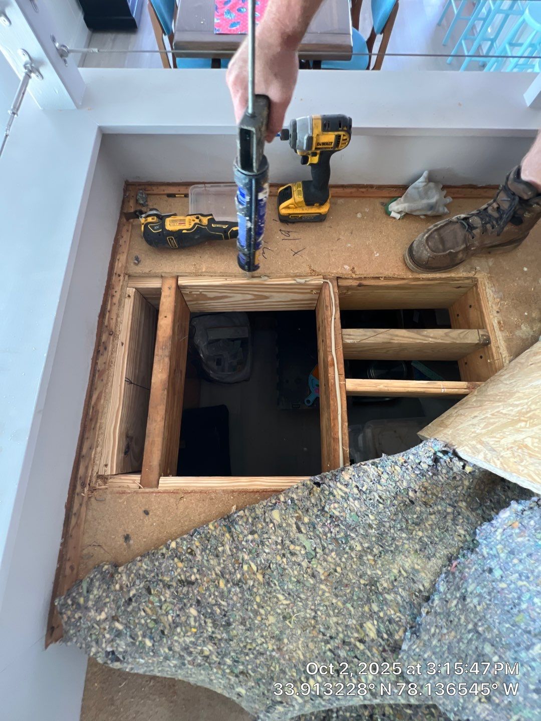 Stair Landing Repair by RGR Construction and Roofing, LLC