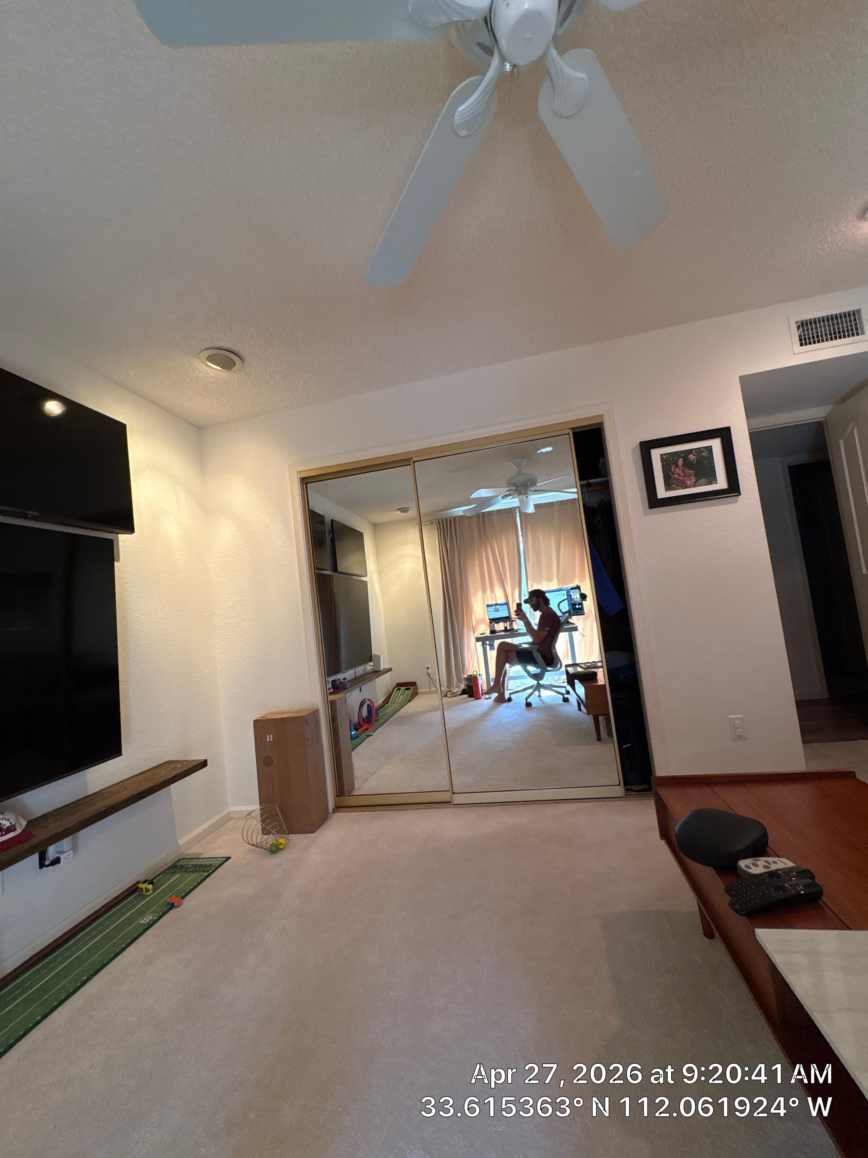Multi-Monitor Workspace and Media Wall Installation in Phoenix by CompanyCam Sales Demo