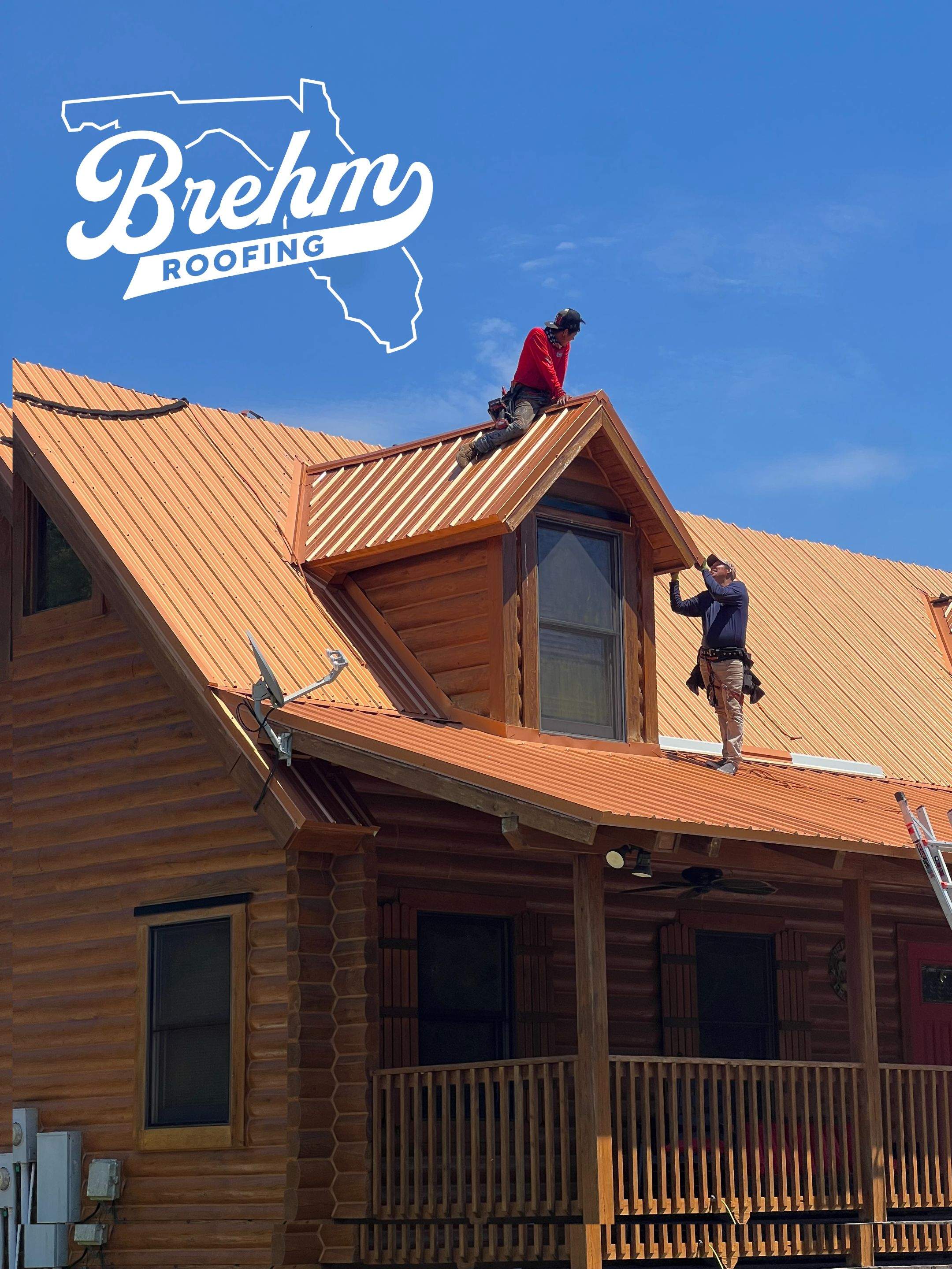 Metal Roof Replacement in Trenton, Florida by Brehm Roofing