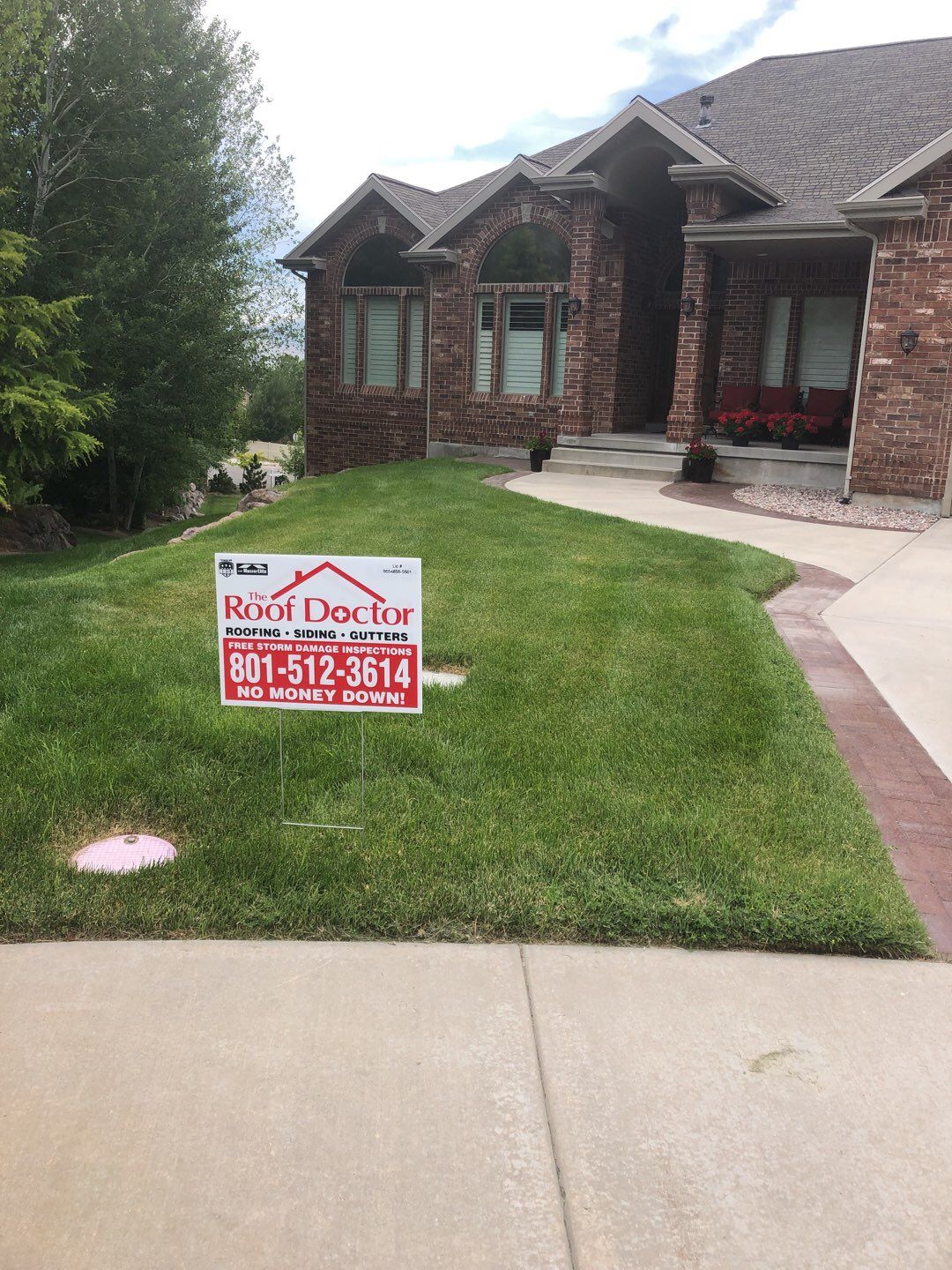 Hail Damage using GAF Timberline Ultra by The Roof Doctor