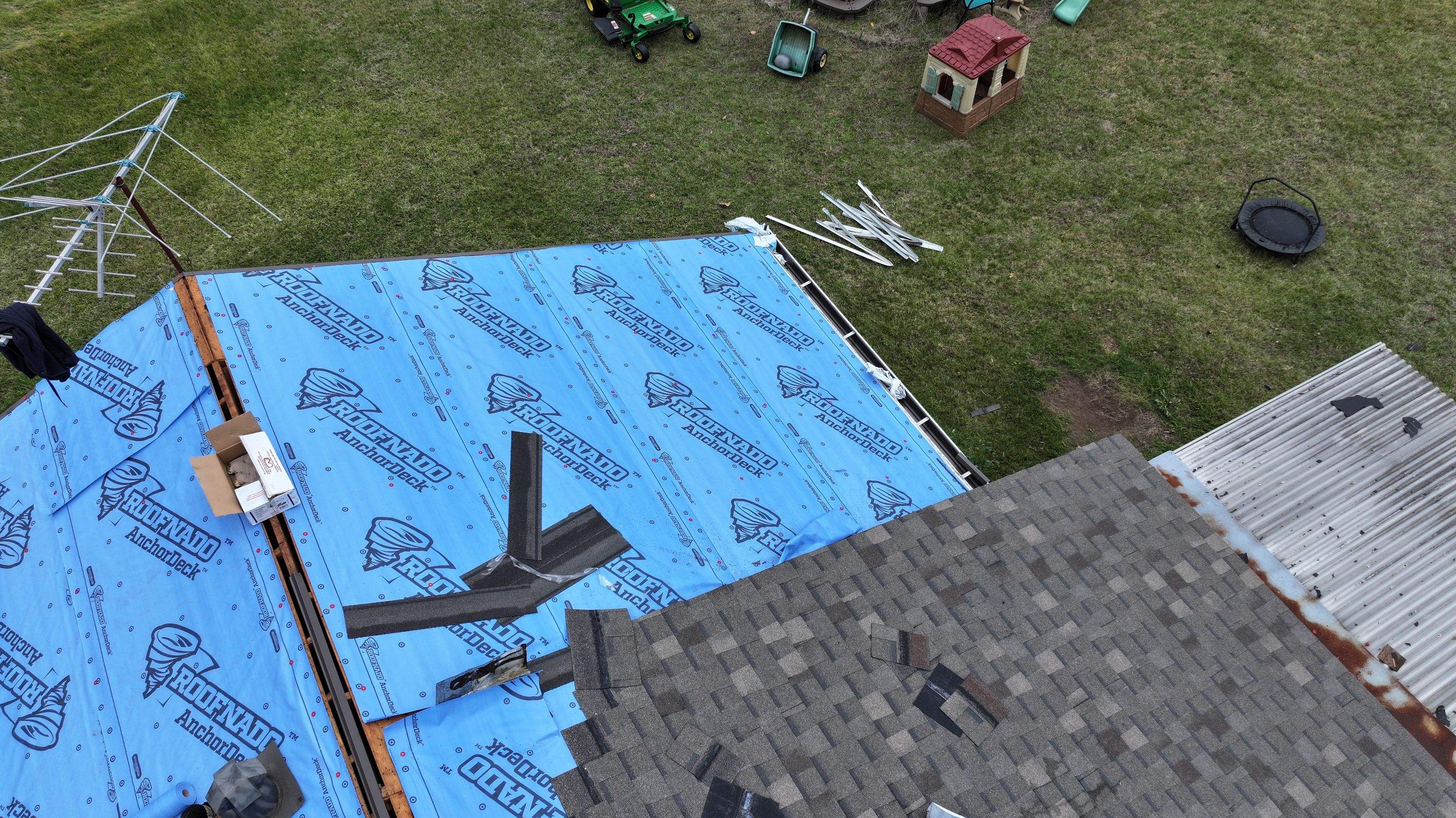Roof Replacement with New Decking — Magnolia, TX by PL Roofing & SB Roofing, LLC.