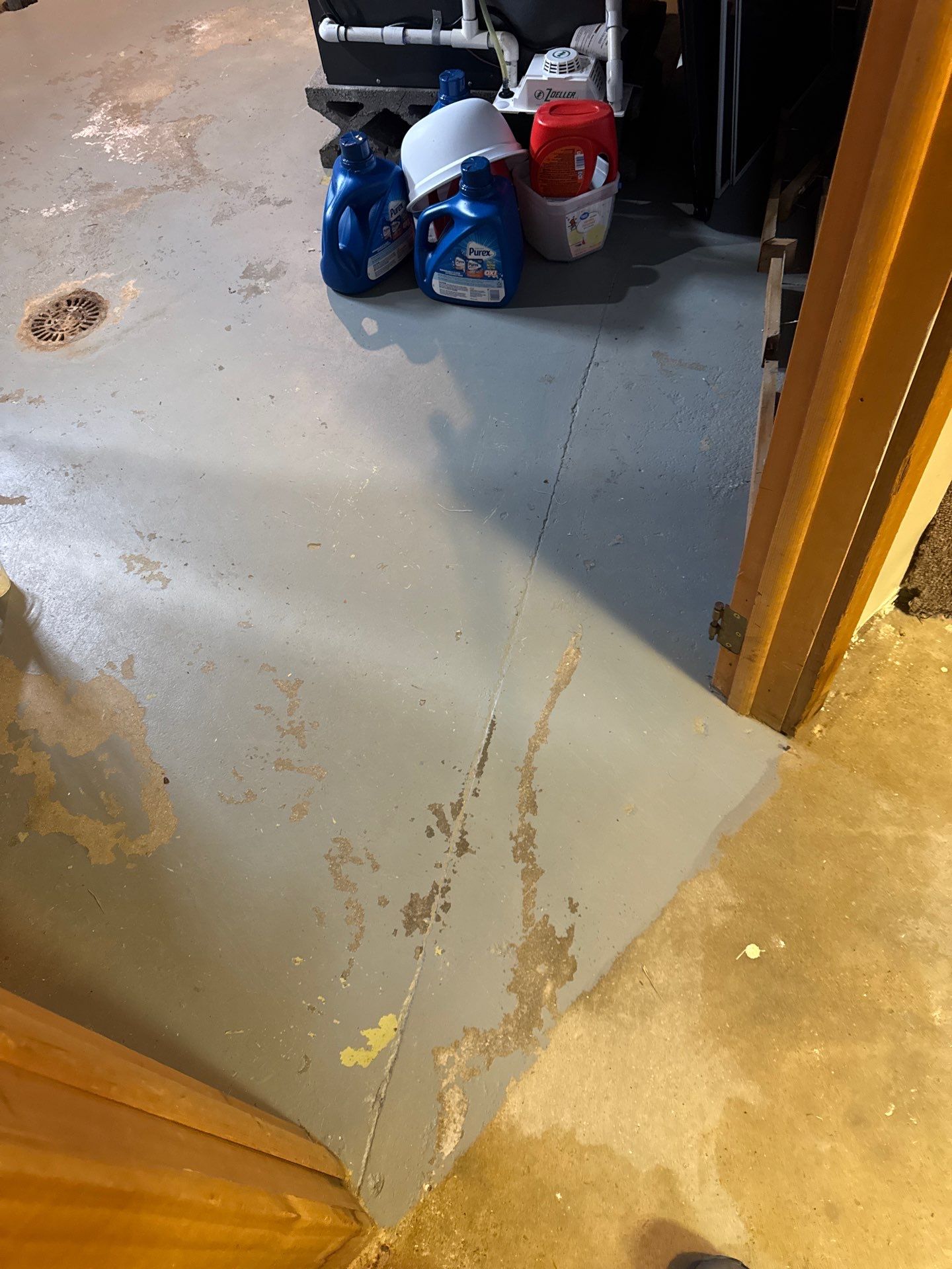 Basement Epoxy Flake Floor Installation and Surface Repair in Montague by Gordon Painting