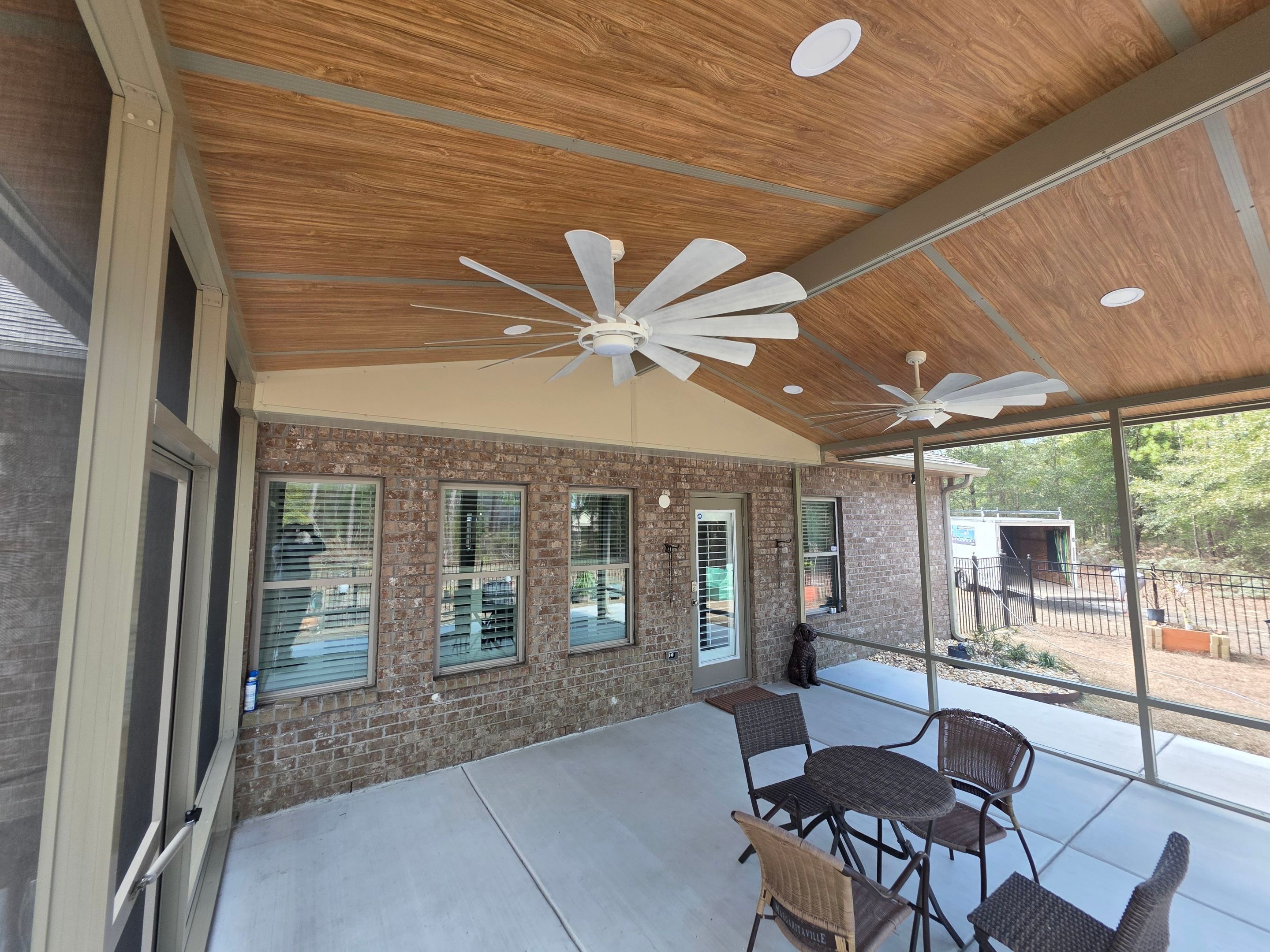 Steelwood Cathedral Screen Room by Titan Sunrooms