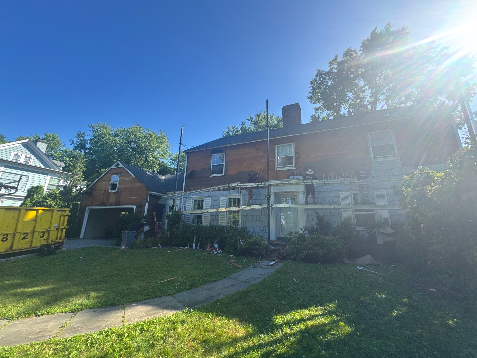 Scarsdale NY Colonial by Ideal Siding 