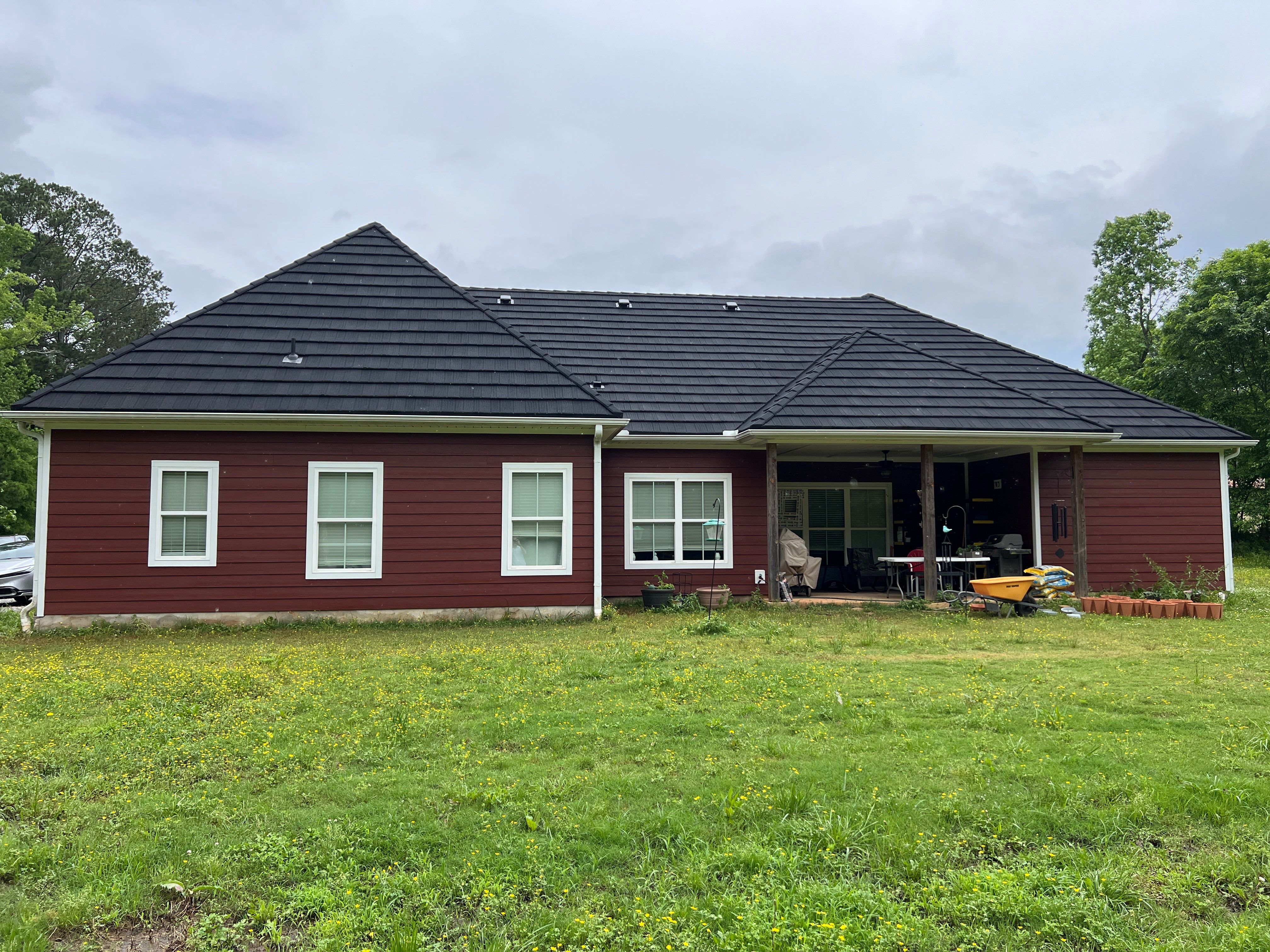 Siding Replacement using James Hardie Countrylane Red by Freedom Exteriors
