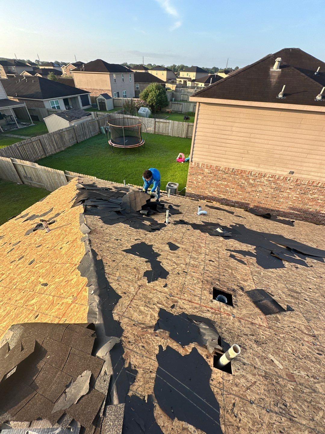 Residential Roofing Installation using Owen's Corning Duration (Lifetime) Shingles by Roof Repair Company