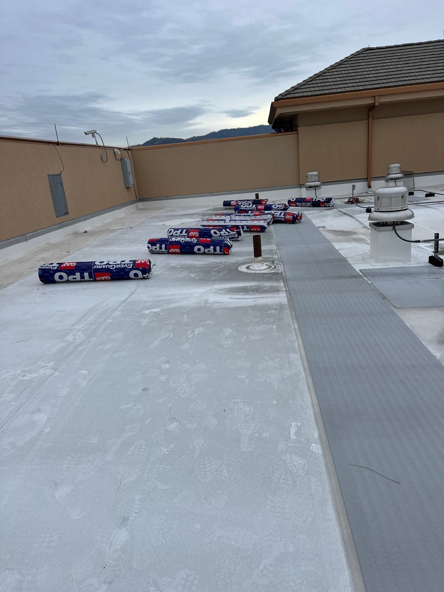 Commercial Roof Restoration by Grandmark Service Company