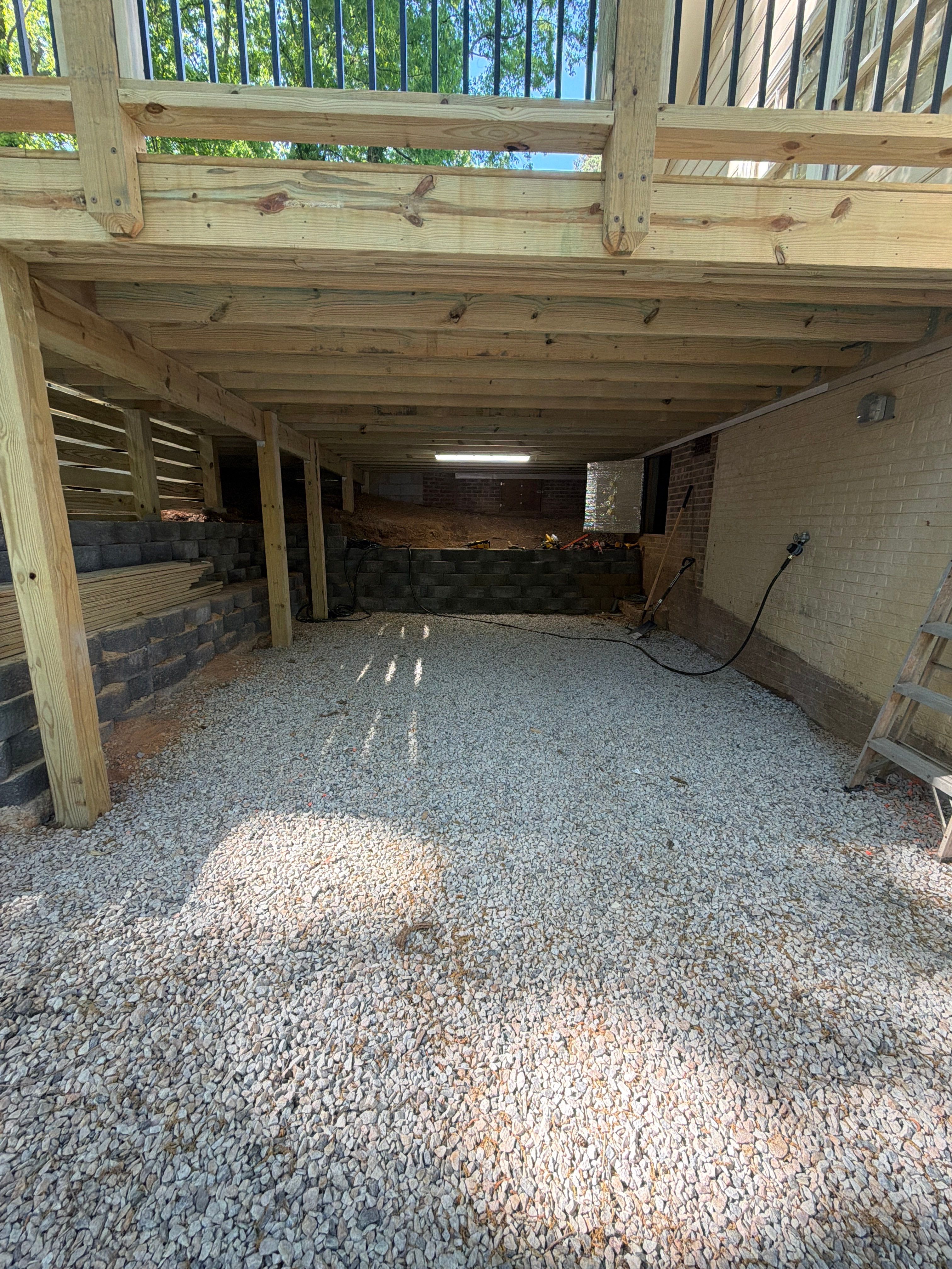 New Deck Construction & Site Improvements by Billy Weatherspoon Contractor
