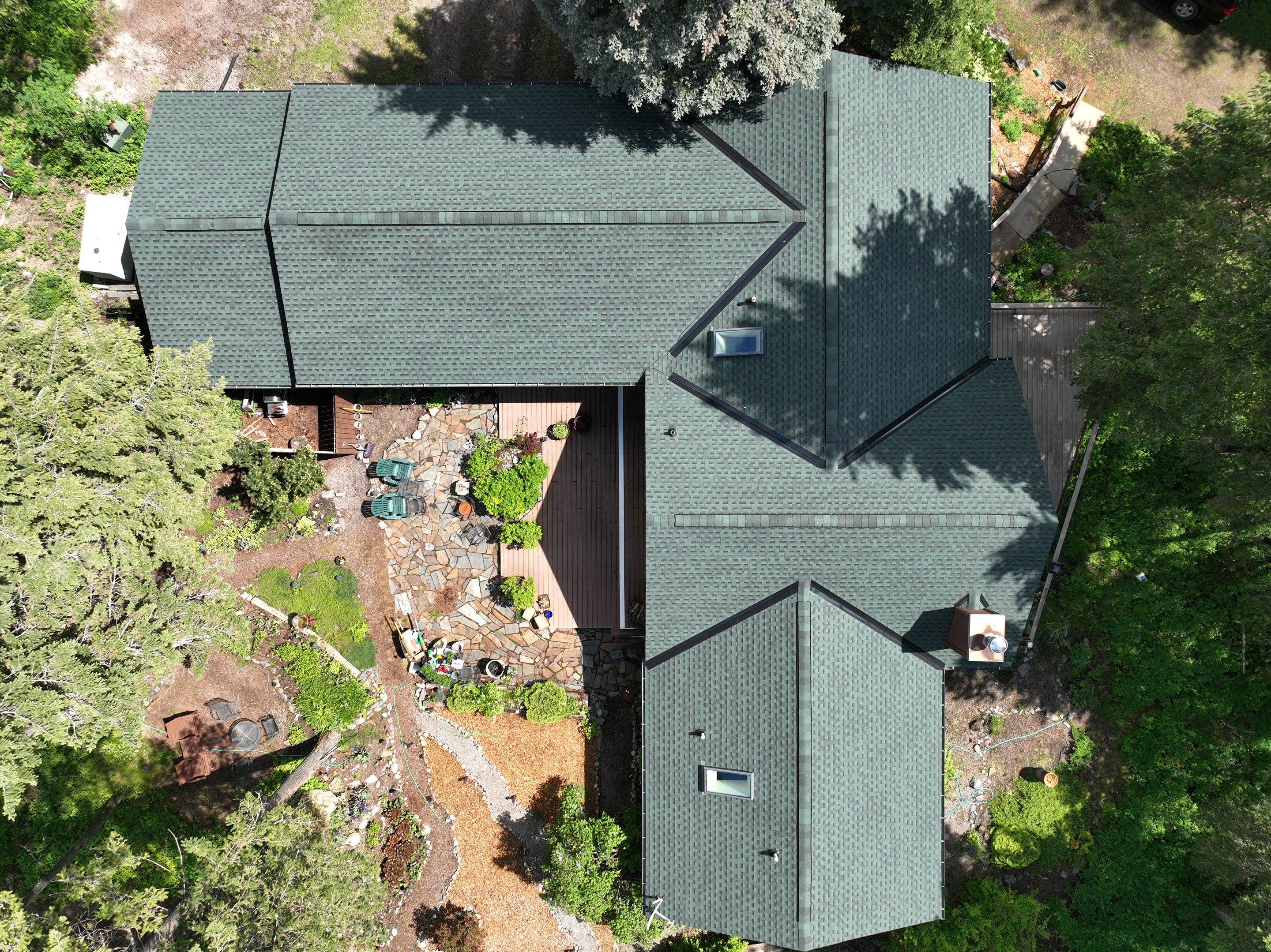GAF Timberline HDZ - Hunter Green by Montana Roofing Solutions