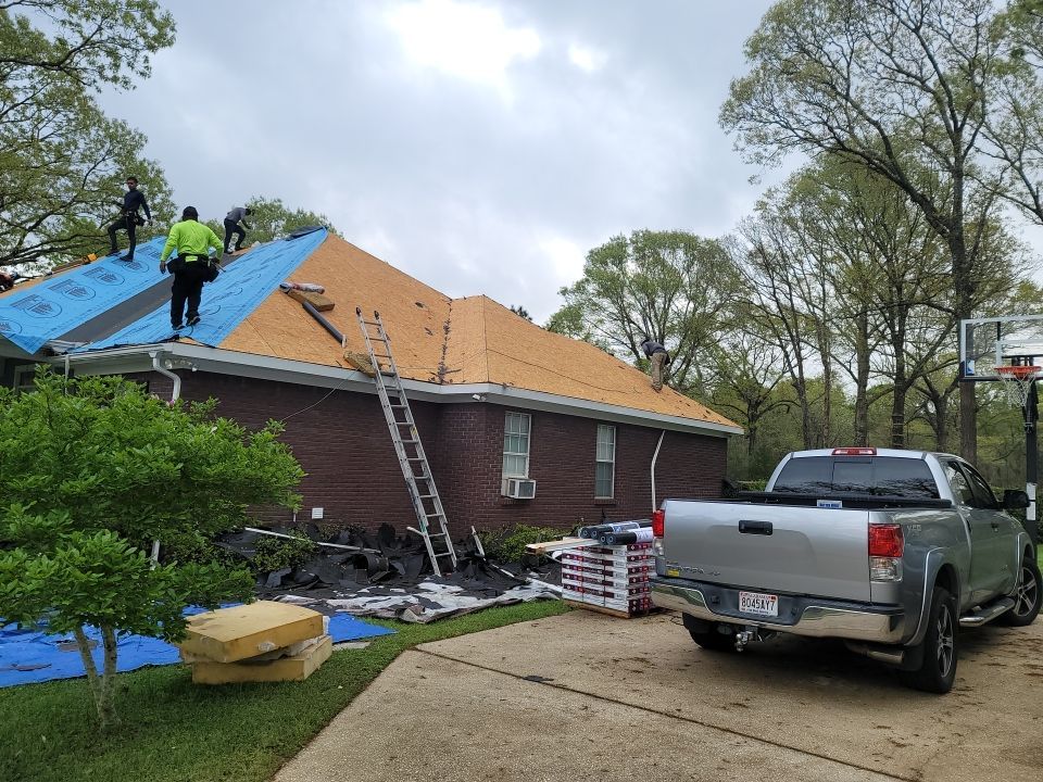 Residential Roofing Installation using Roof Replacement by American Roofing & Construction LLC