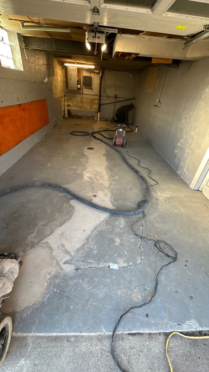 Basement + Garage Project in Pittsburgh by Floors in a Day, Inc