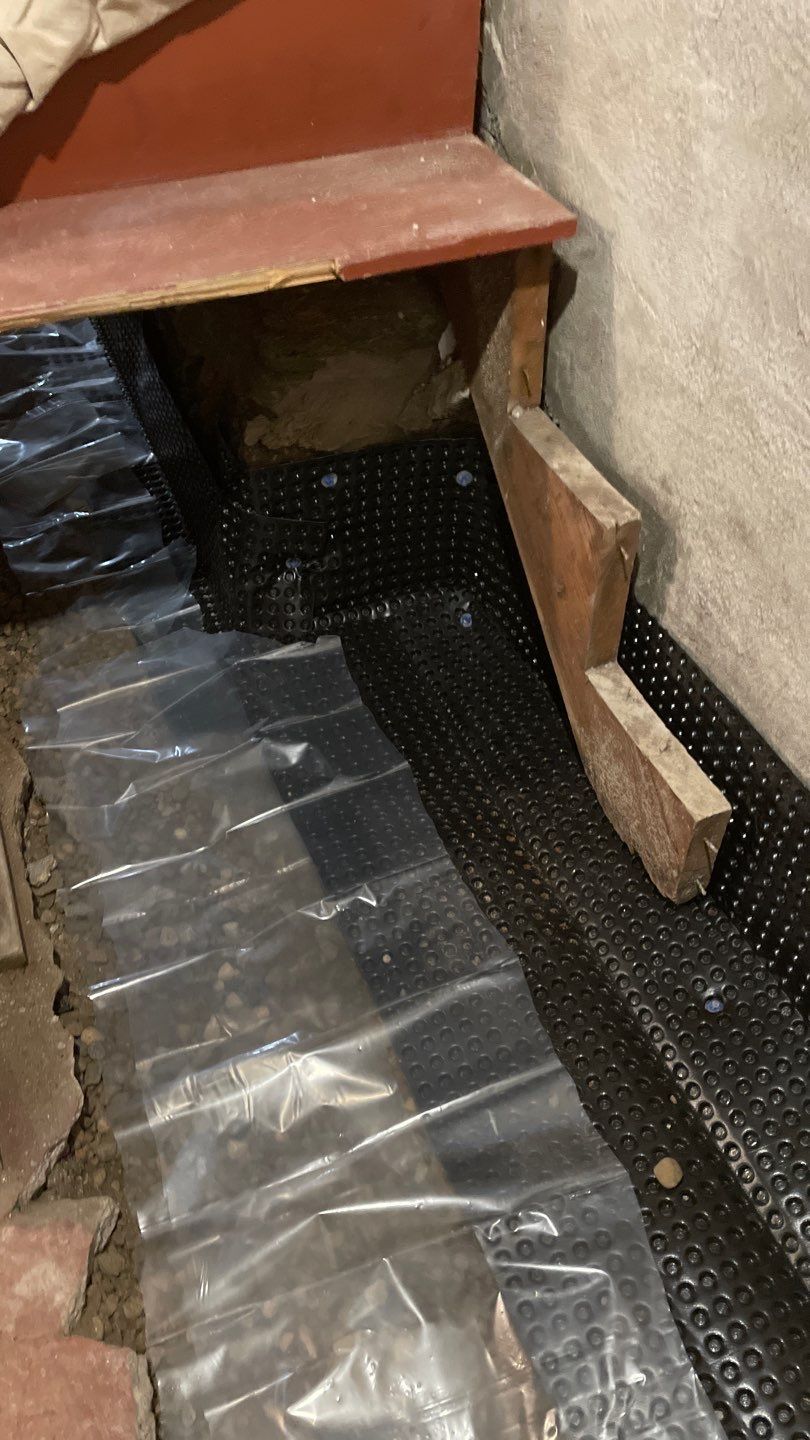 Full Basement Fix for Steve and Lisa by Waterproofing Northeast