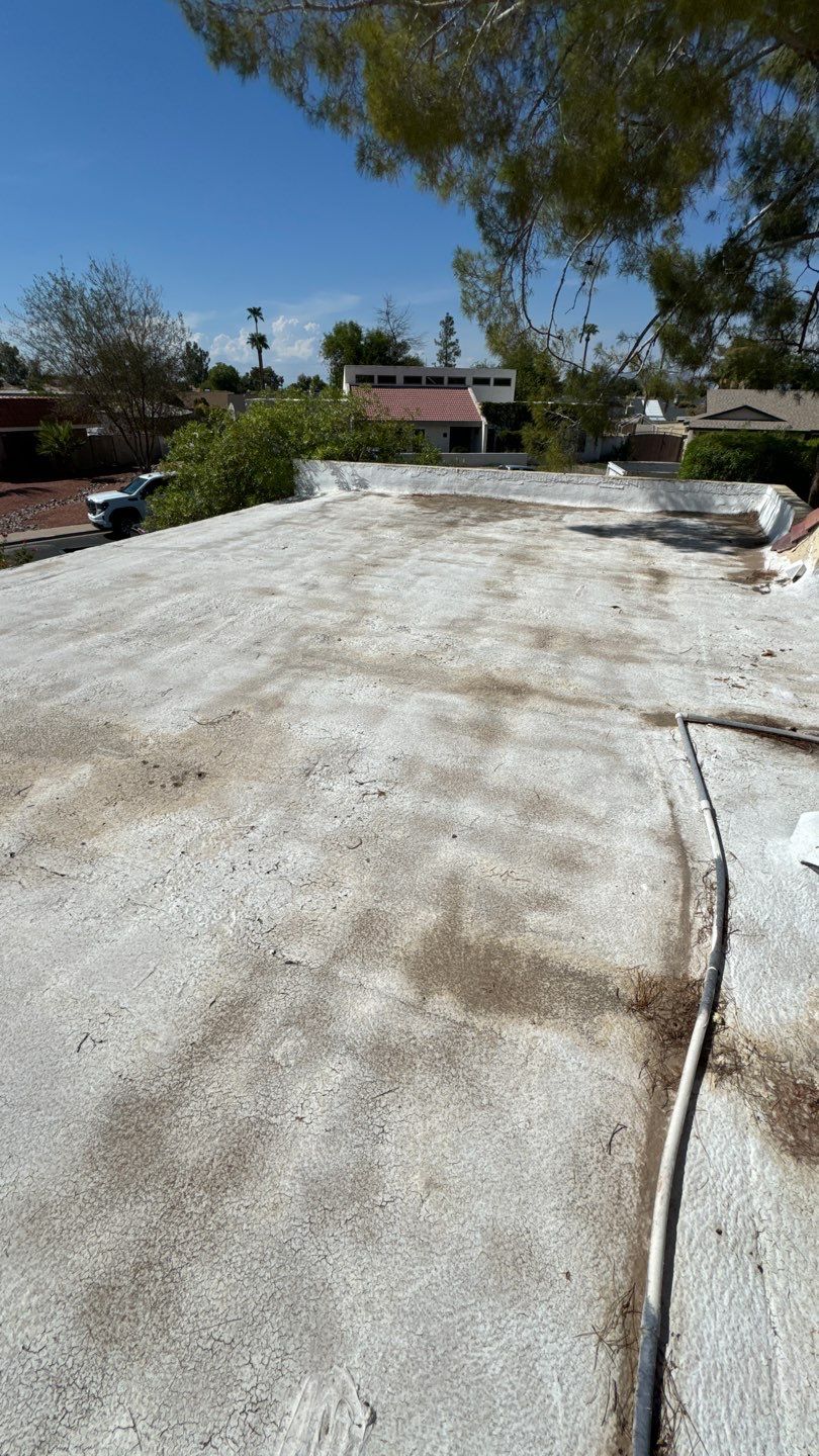 Re-coat & Tile Job by All Storm Roofing & Construction