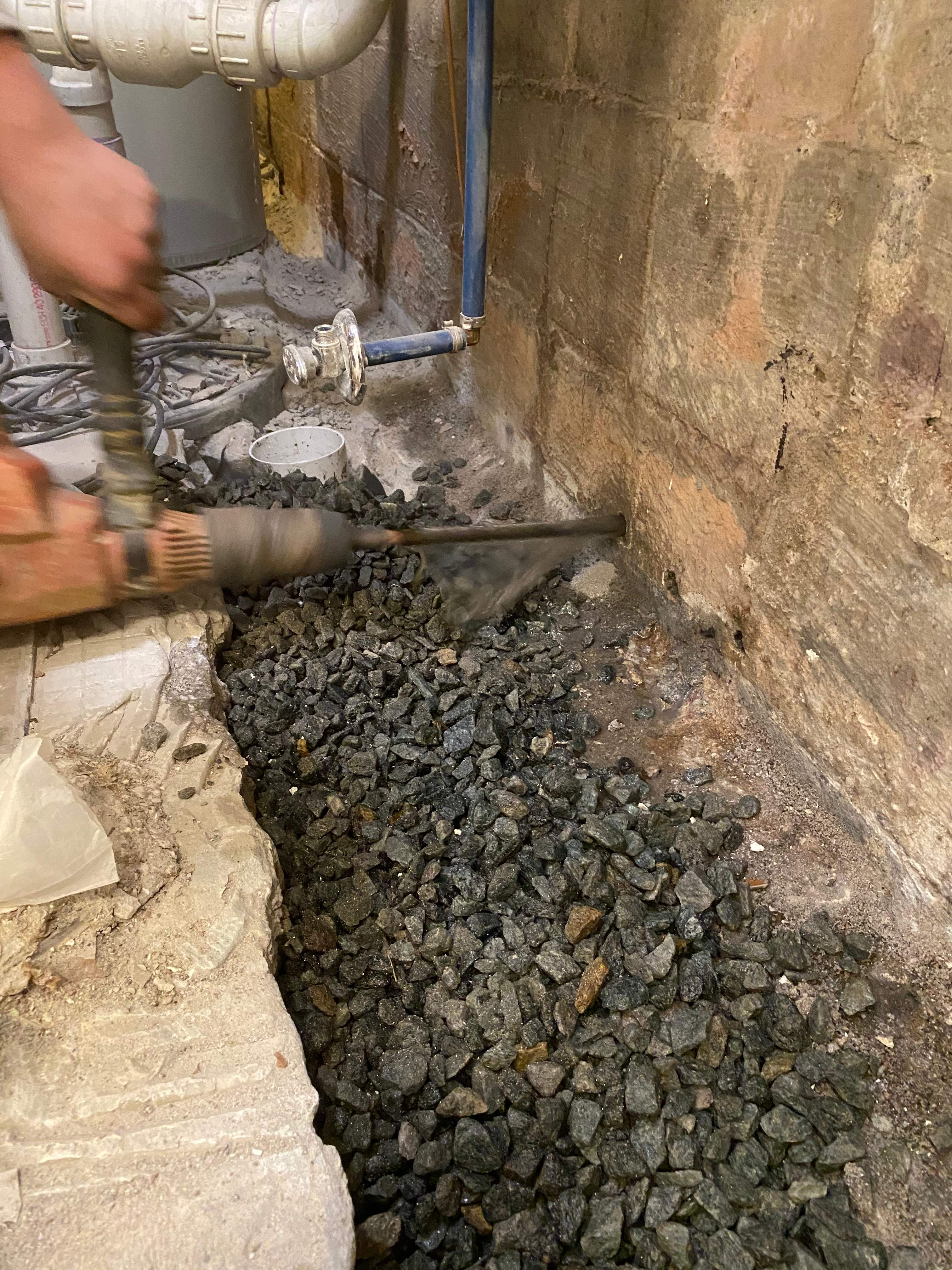 Interior French Drain Job in West Orange, NJ by Pure Service Pro, LLC 