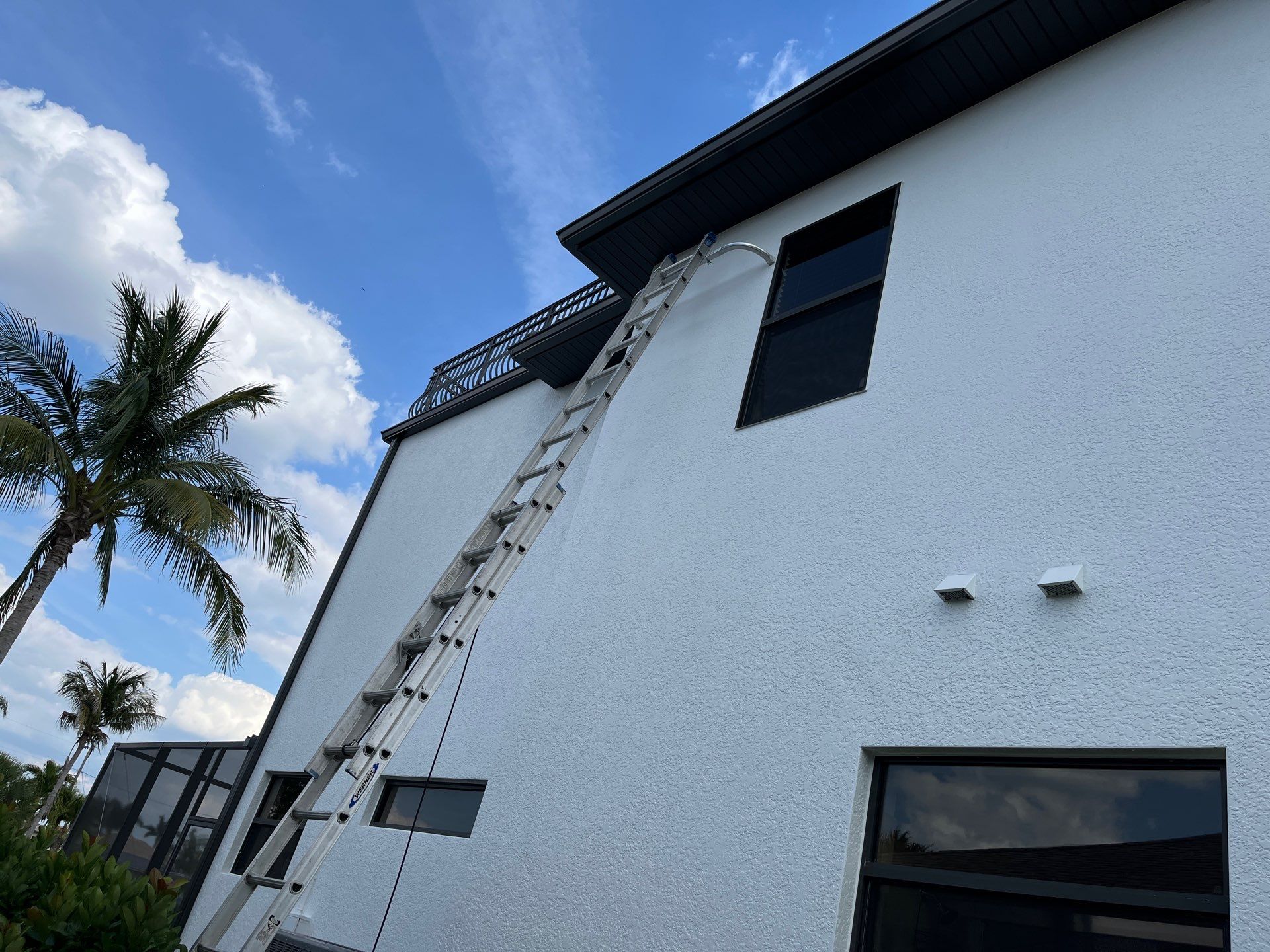 Stylish seamless gutters in Cape Coral FL by Gutter Professors