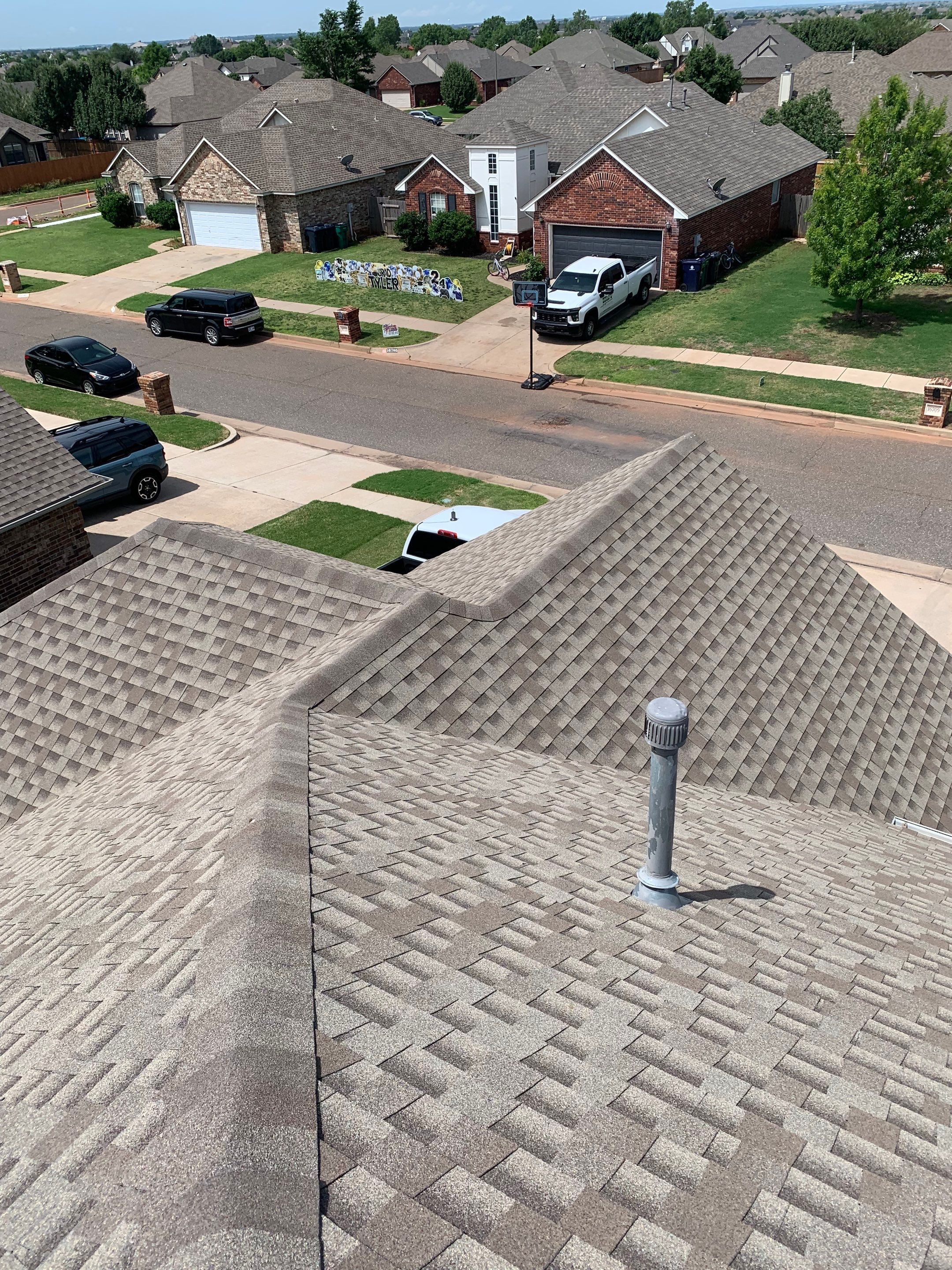 Reroof using GAF HDZ in Charcoal by Castillo Roofing