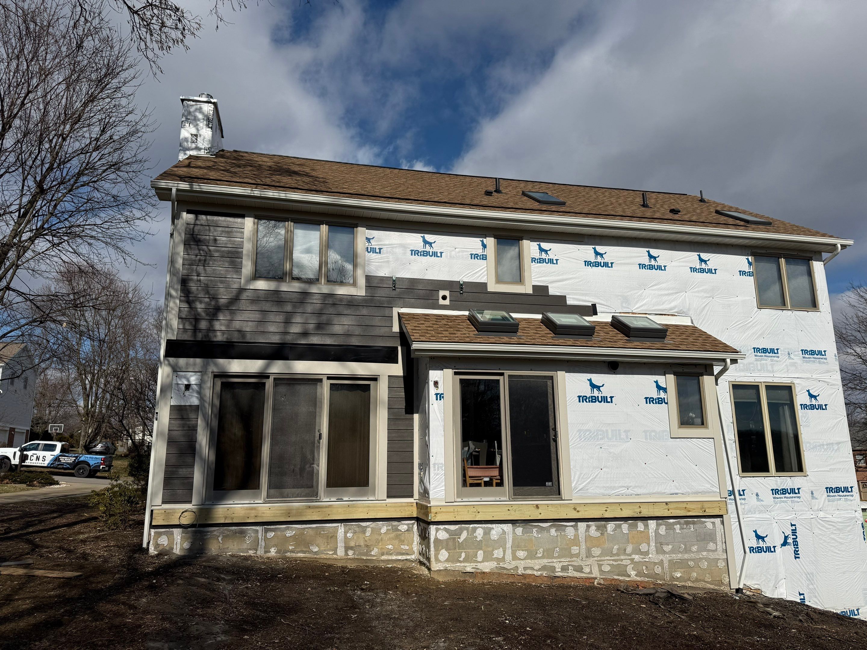 Full exterior remodel by Cousins Roofing Siding & Decks