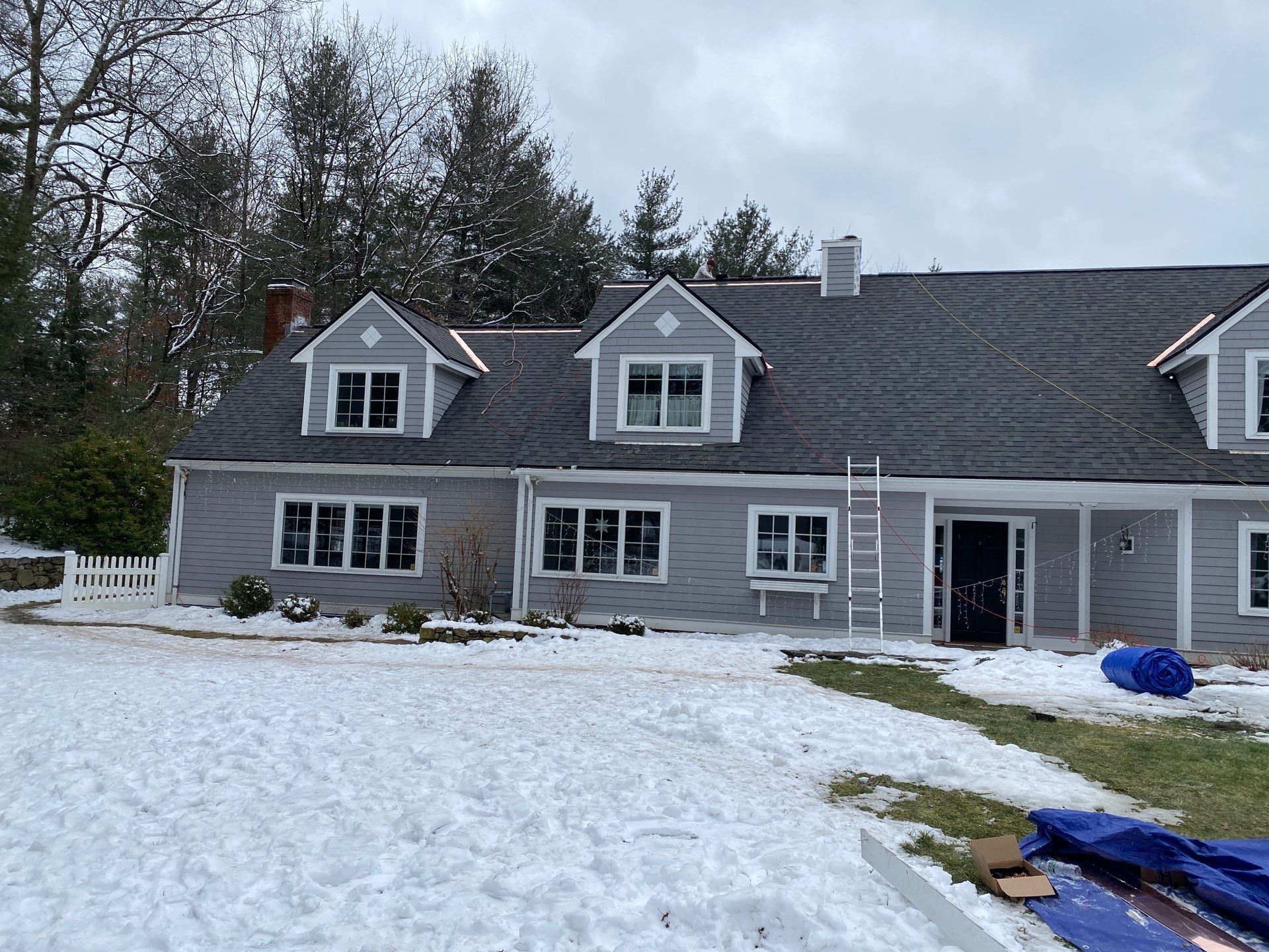 Carlisle Roofing Installation using Owens Corning Shingles and Copper by Mighty Dog Roofing of Greater Middlesex County