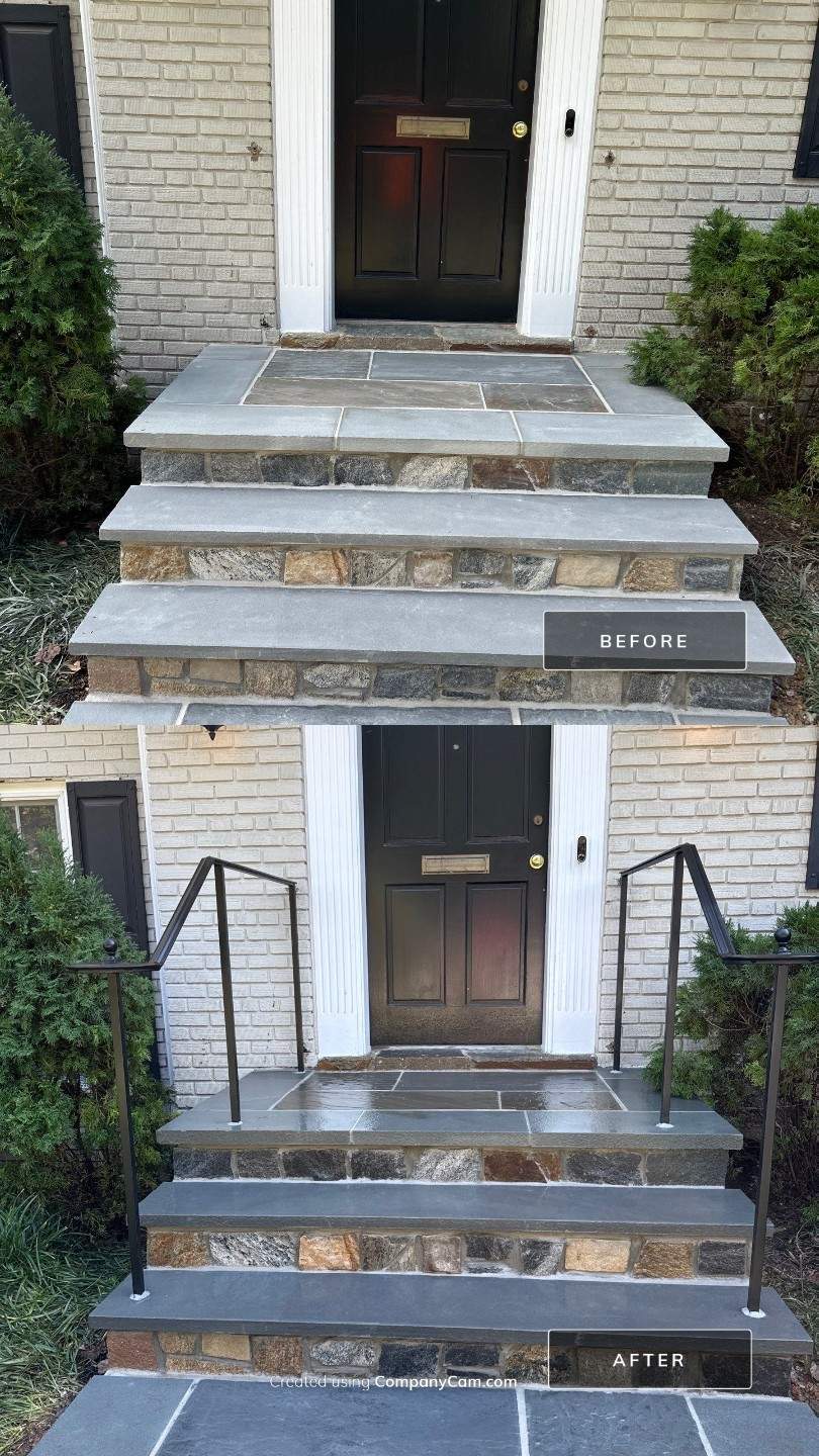 Traditional Steel Step Railings – Washington, DC by Capitol Iron Works