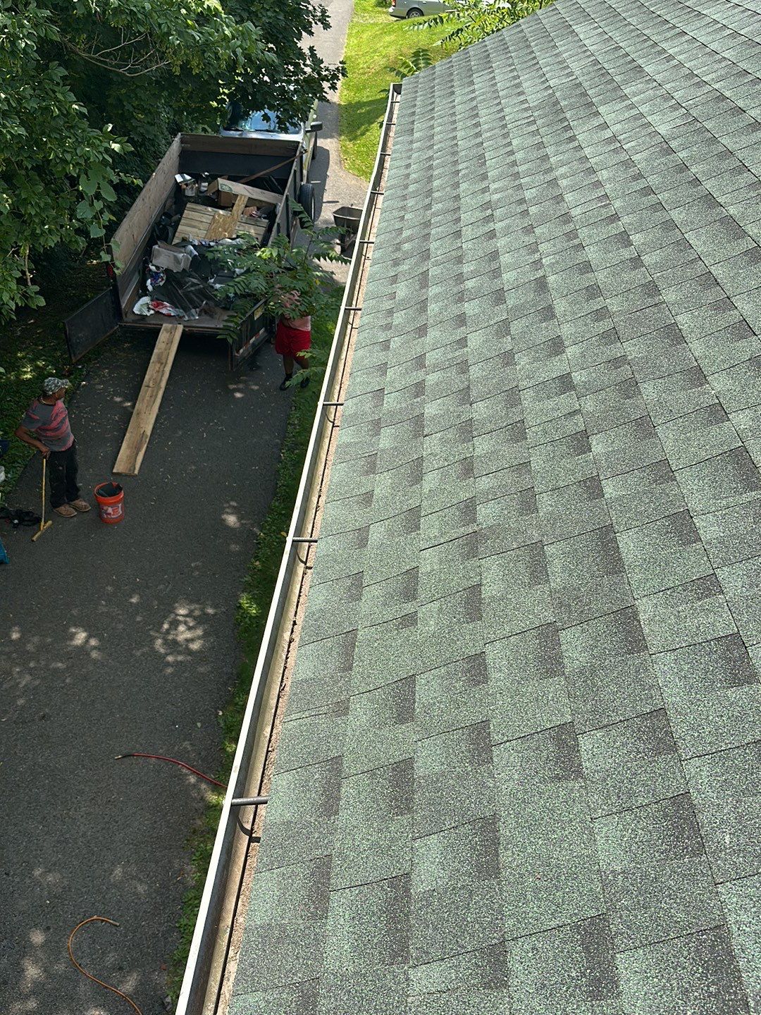 Residential Roofing Installation using GAF Timberline HDZ by Rainstoppers Roofing