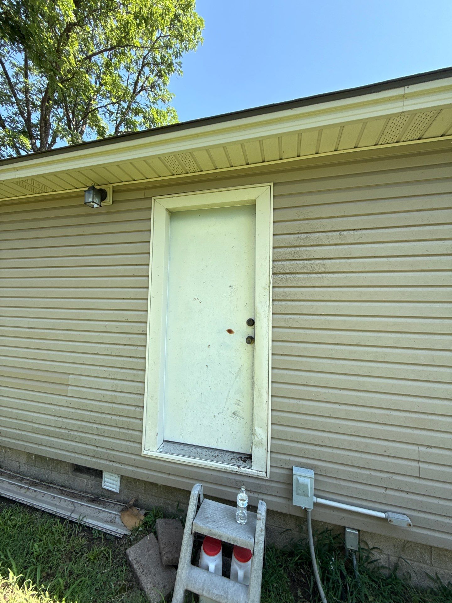 Hail damage & tornado damage restoration.  by In & Out Construction & Remodeling, LLC