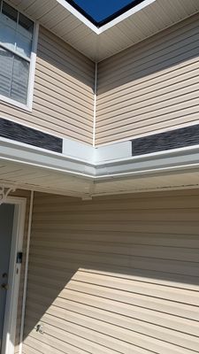 Gutter Installation using K-Style seamless Gutters